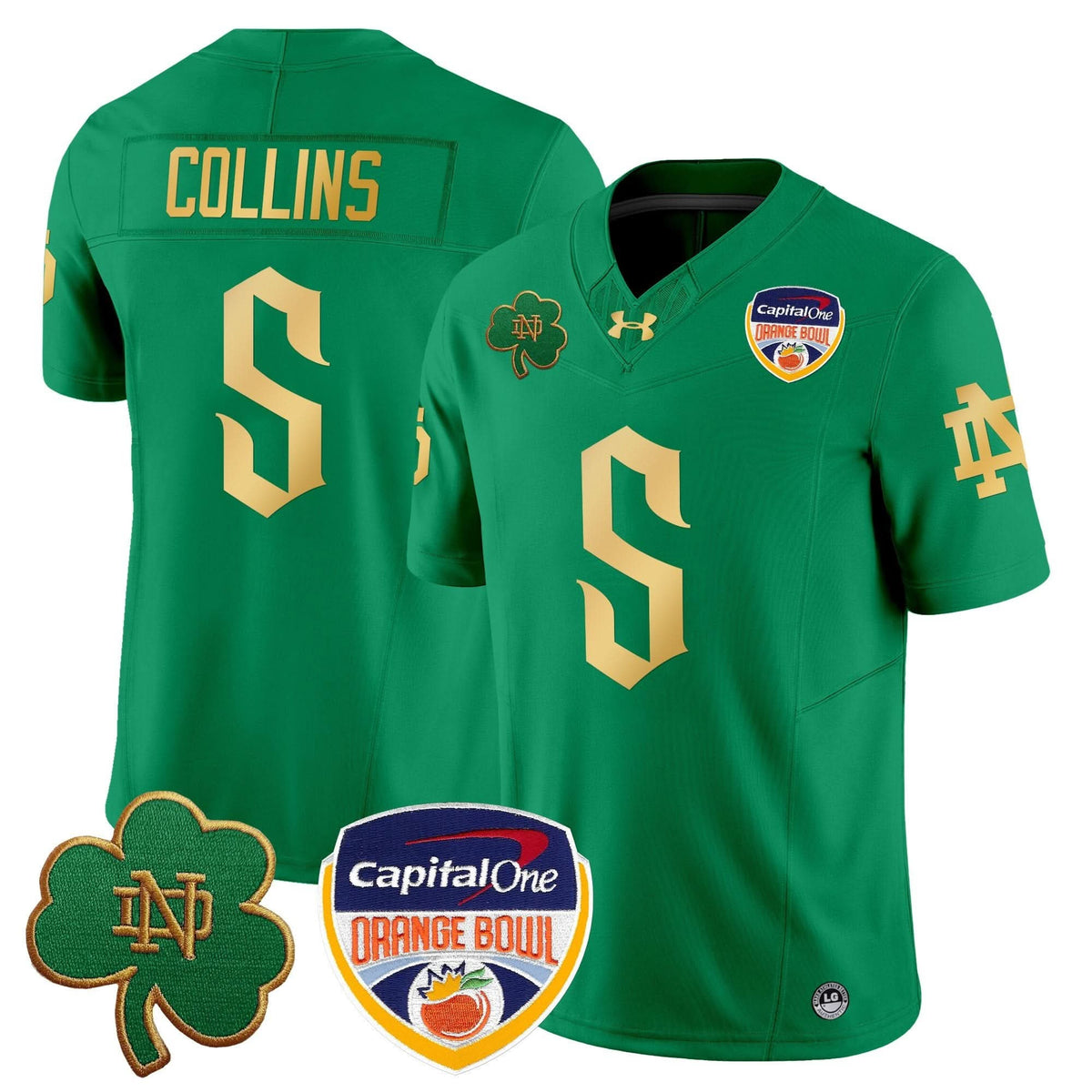 NDFI 2024 Orange Bowl Patch Vapor Limited Jersey V2