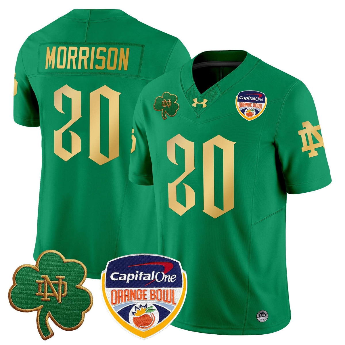 NDFI 2024 Orange Bowl Patch Vapor Limited Jersey V2