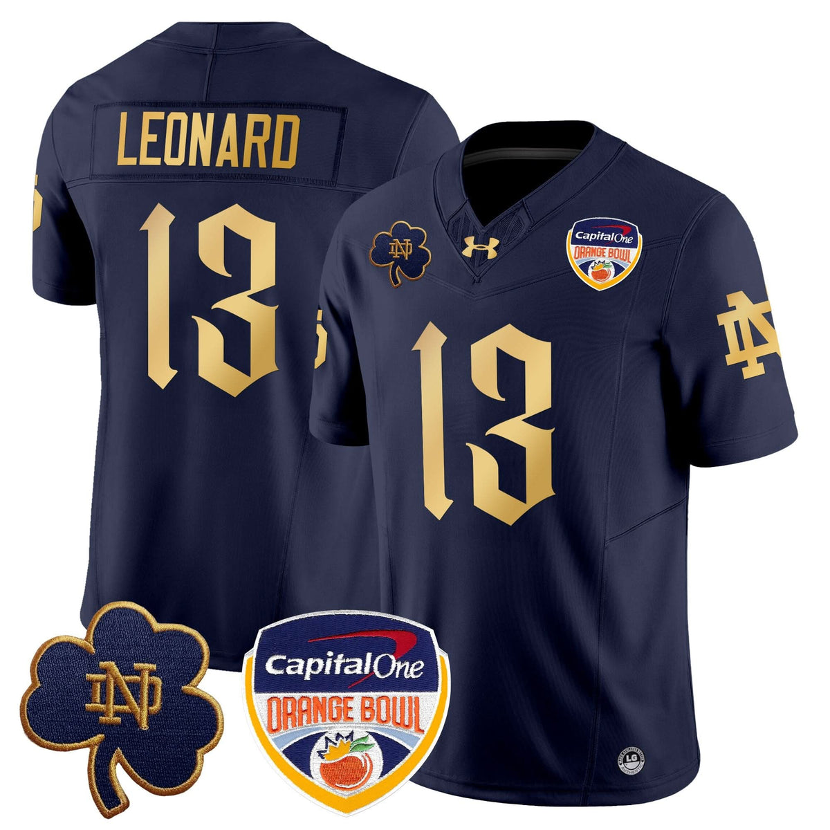 NDFI 2024 Orange Bowl Patch Vapor Limited Jersey V2