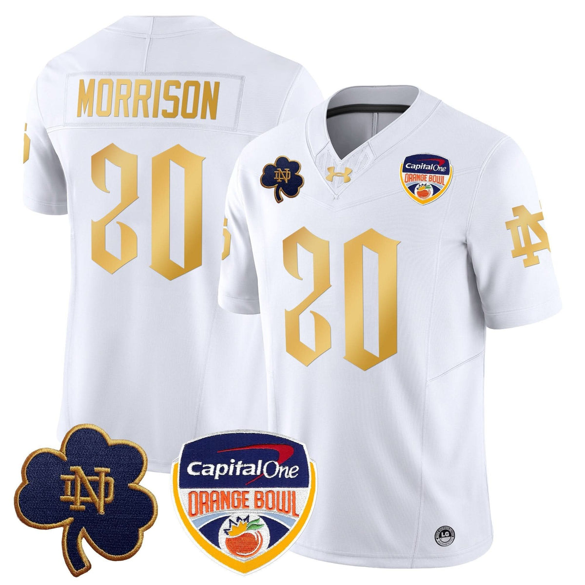 NDFI 2024 Orange Bowl Patch Vapor Limited Jersey V2