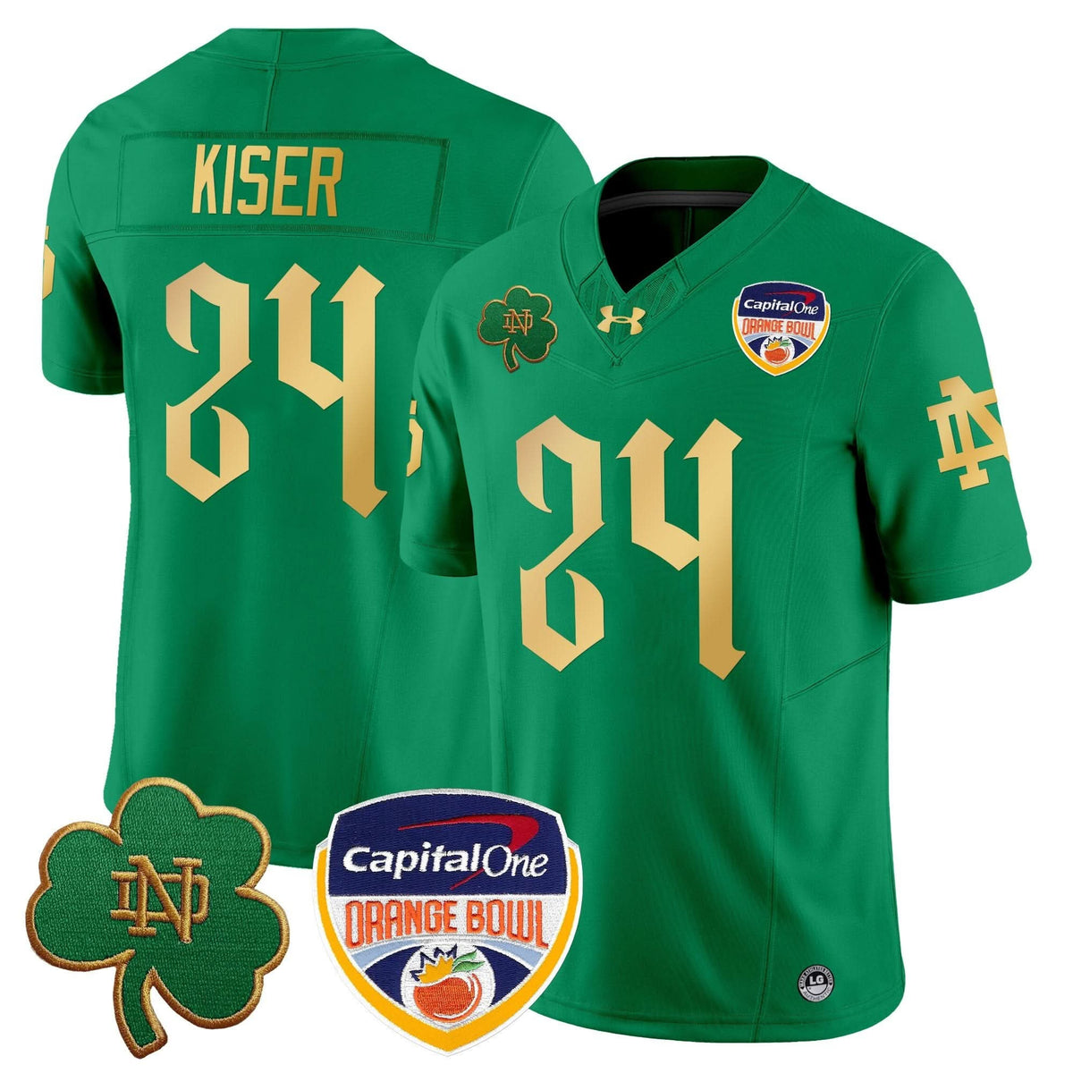 NDFI 2024 Orange Bowl Patch Vapor Limited Jersey V2