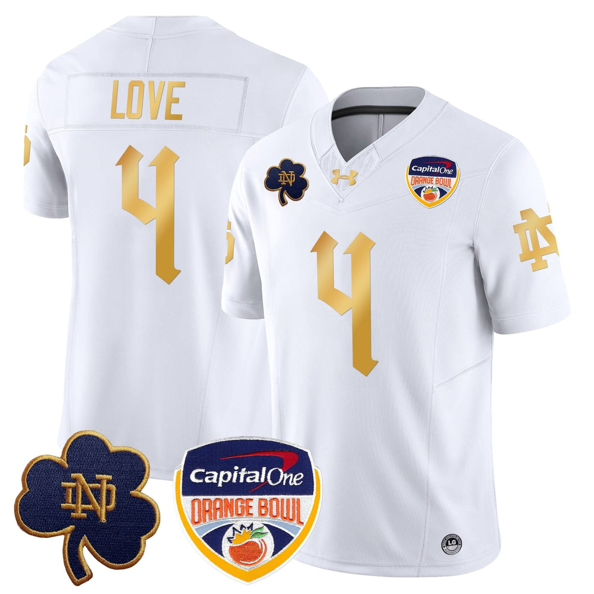 NDFI 2024 Orange Bowl Patch Vapor Limited Jersey V2