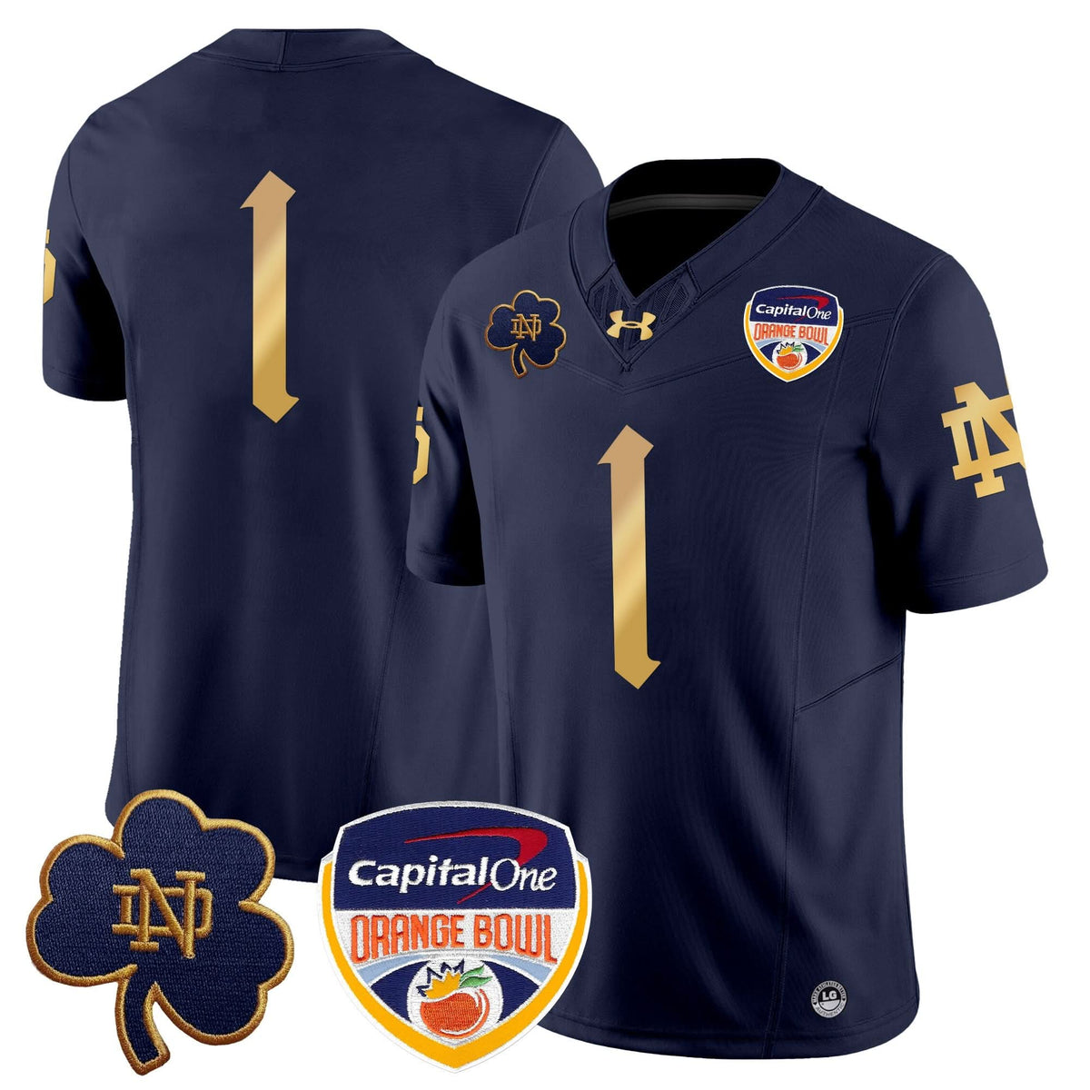 NDFI 2024 Orange Bowl Patch Vapor Limited Jersey V2