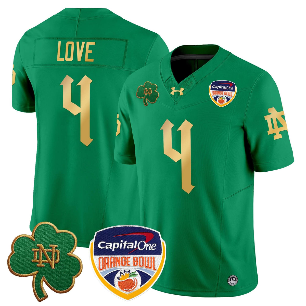 NDFI 2024 Orange Bowl Patch Vapor Limited Jersey V2