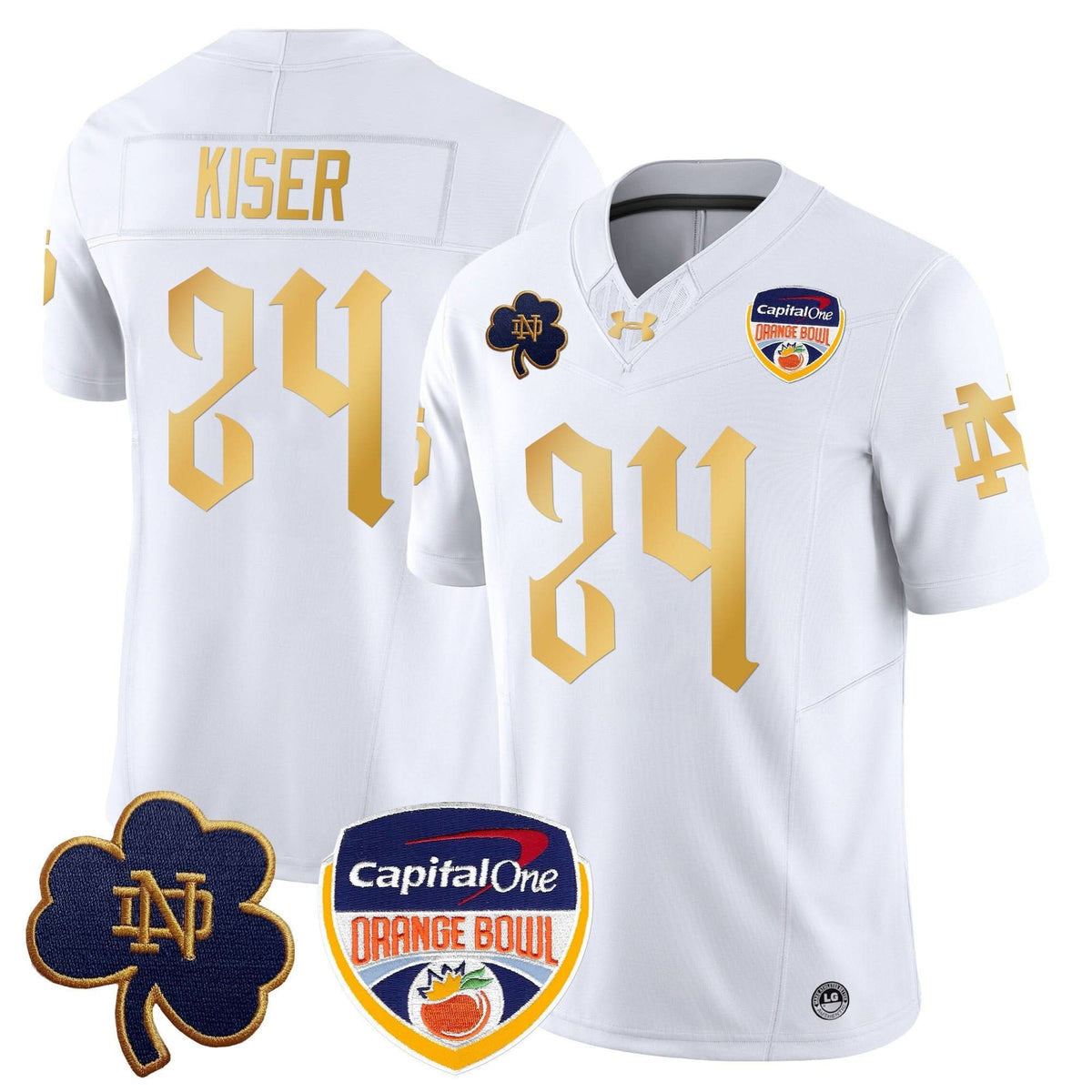 NDFI 2024 Orange Bowl Patch Vapor Limited Jersey V2