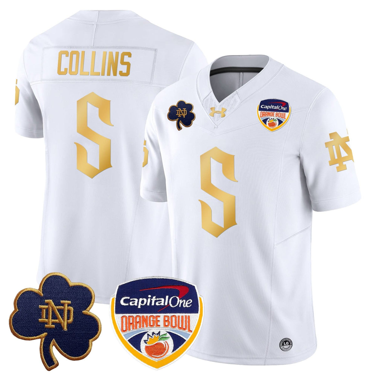 NDFI 2024 Orange Bowl Patch Vapor Limited Jersey V2