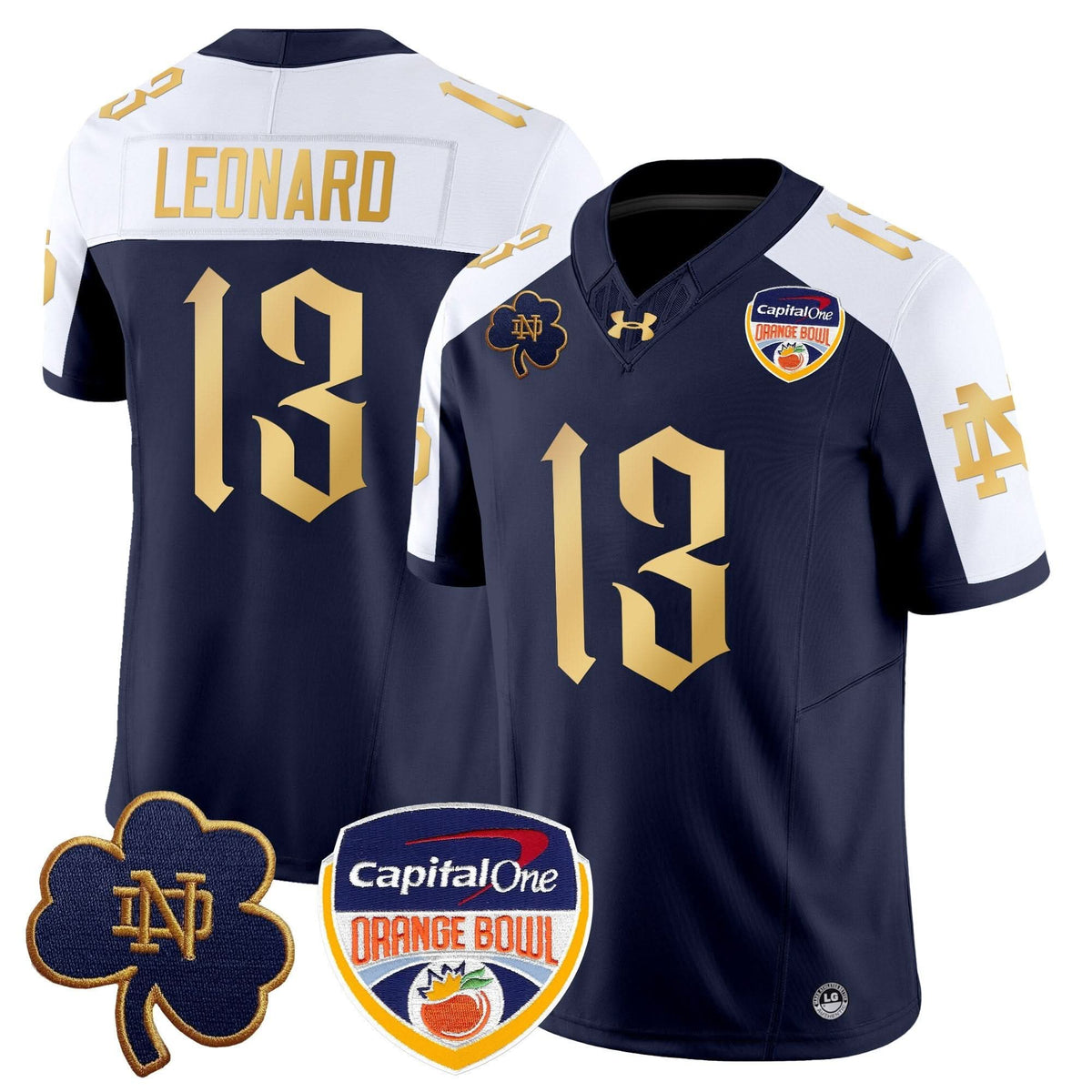 NDFI 2024 Orange Bowl Patch Vapor Limited Jersey V2