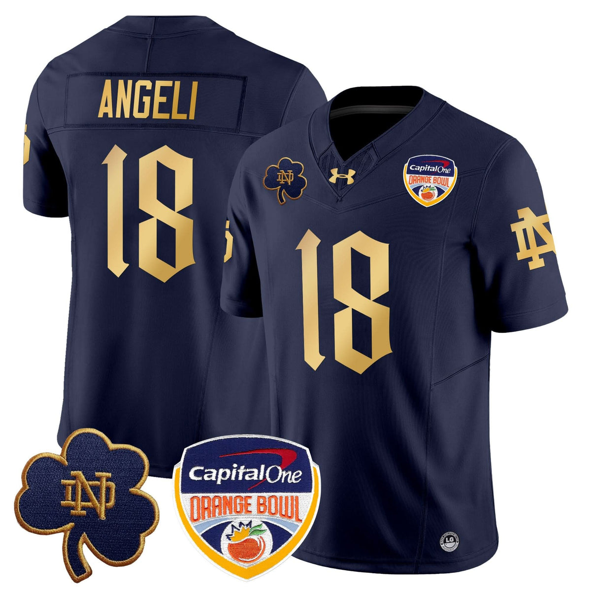 NDFI 2024 Orange Bowl Patch Vapor Limited Jersey V2