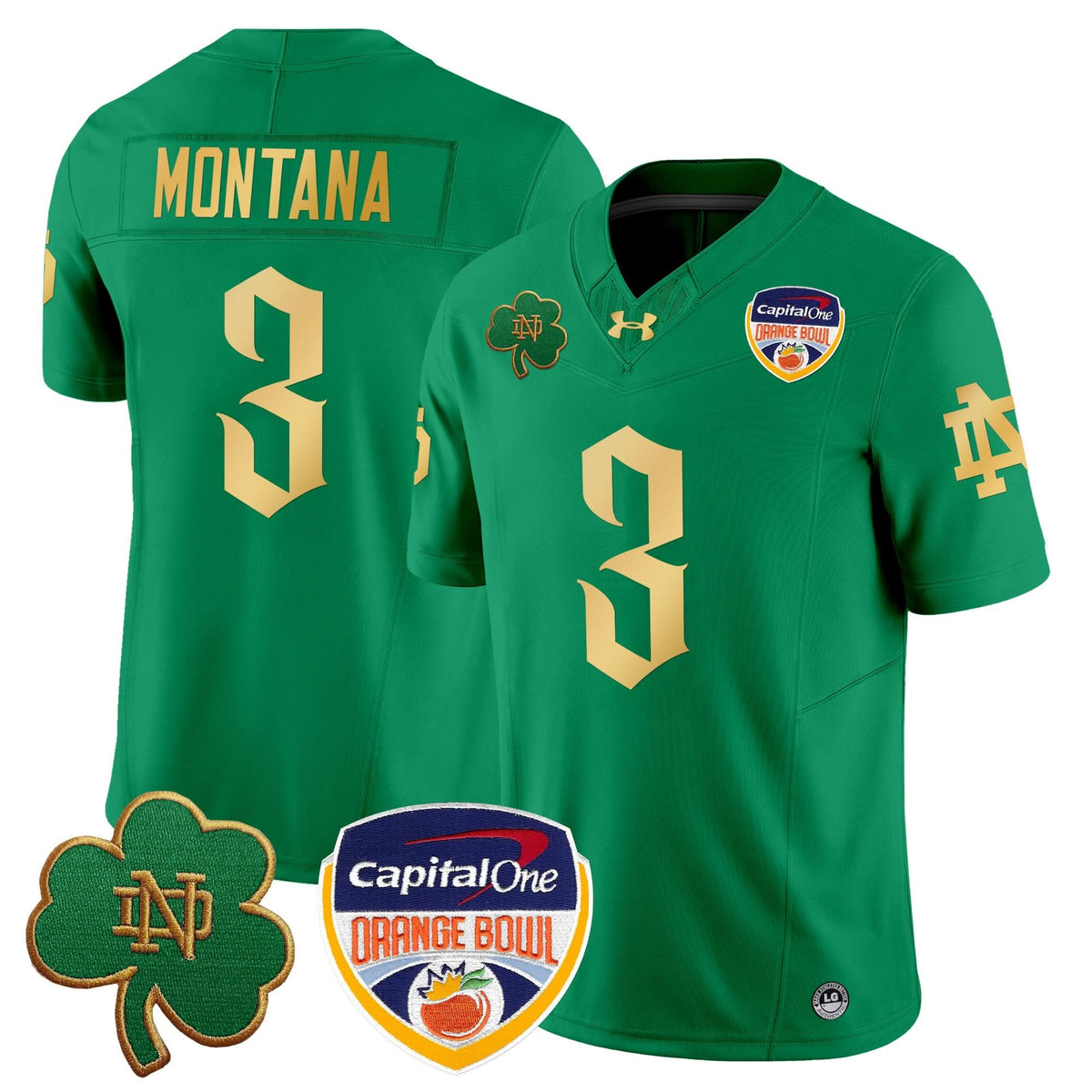 NDFI 2024 Orange Bowl Patch Vapor Limited Jersey V2