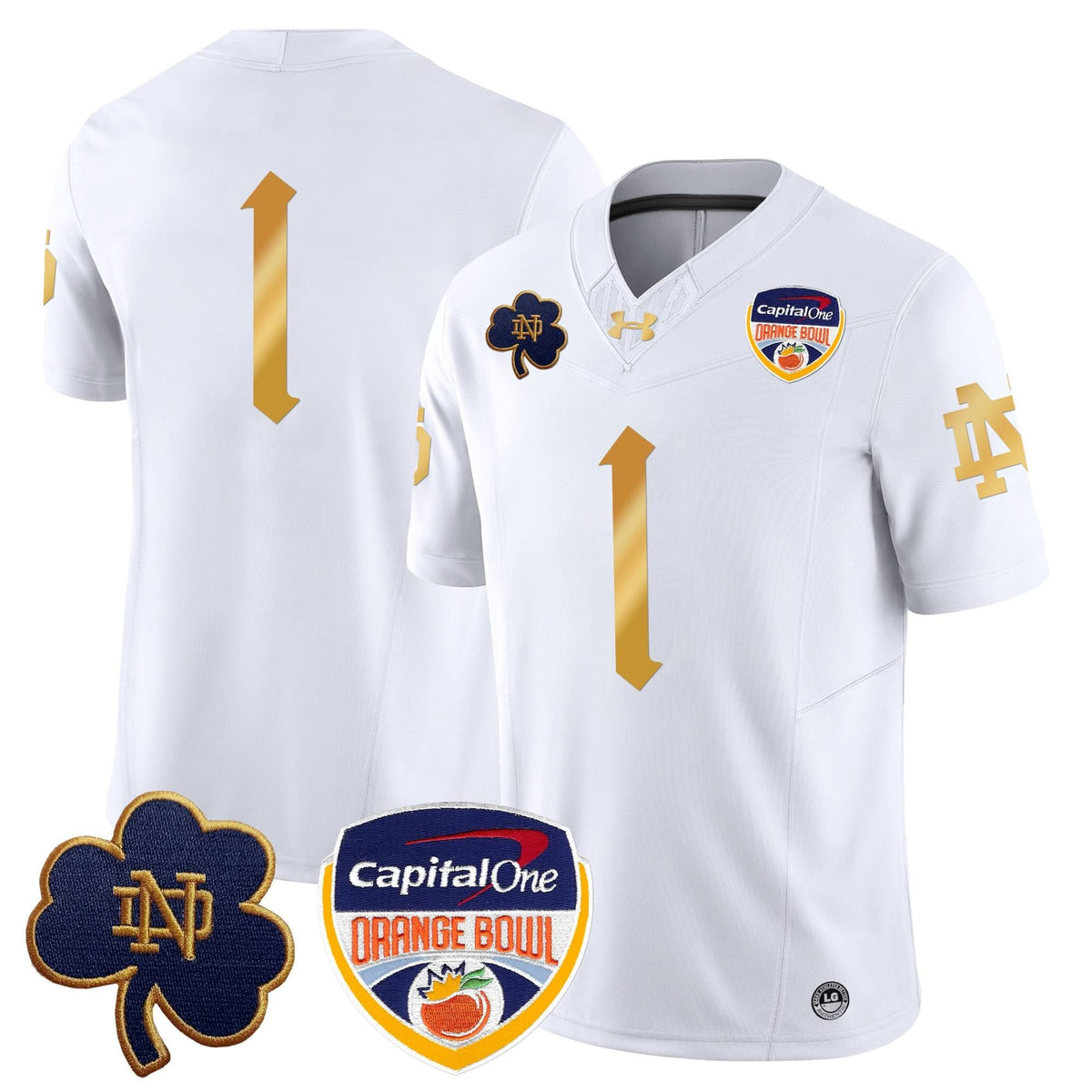 NDFI 2024 Orange Bowl Patch Vapor Limited Jersey V2
