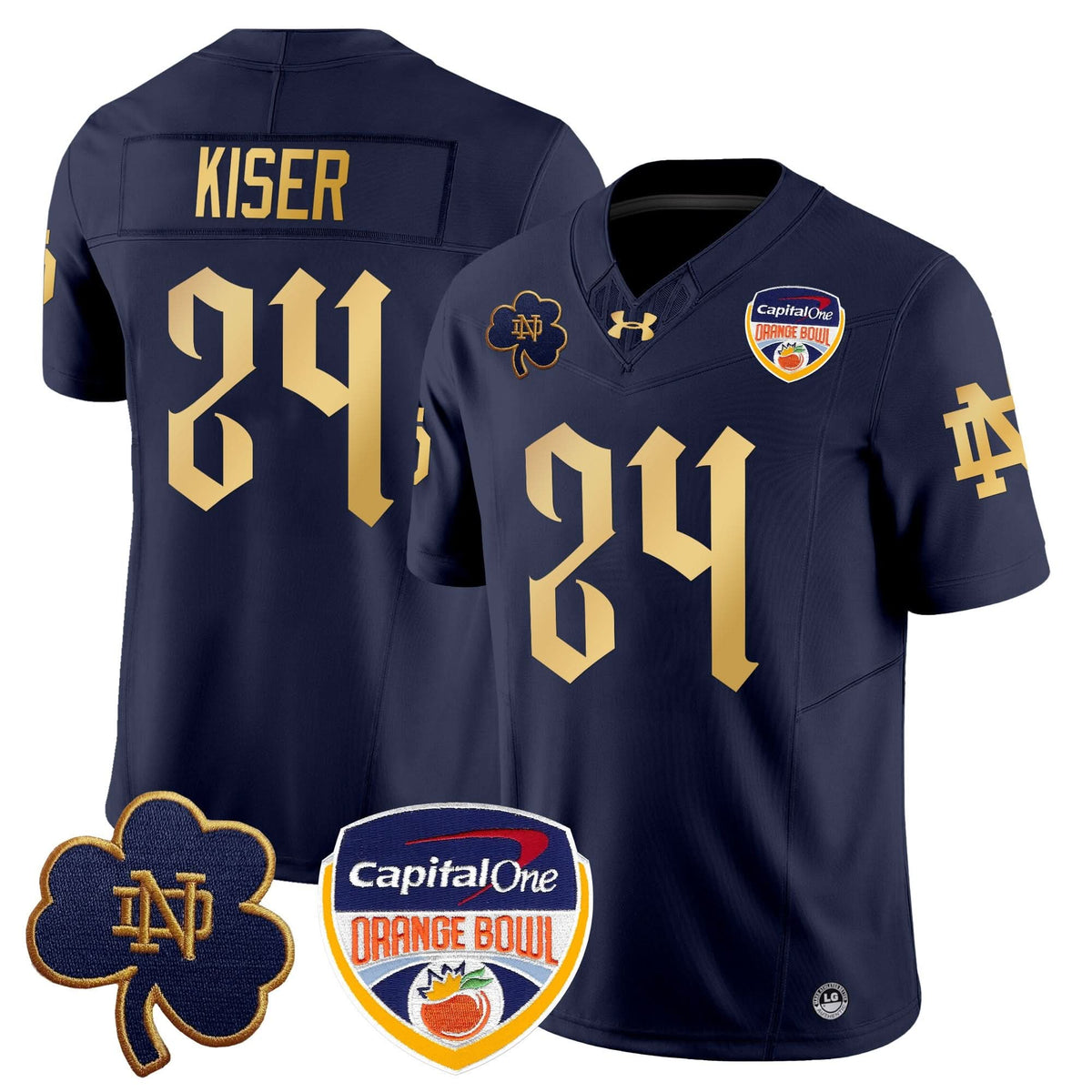 NDFI 2024 Orange Bowl Patch Vapor Limited Jersey V2