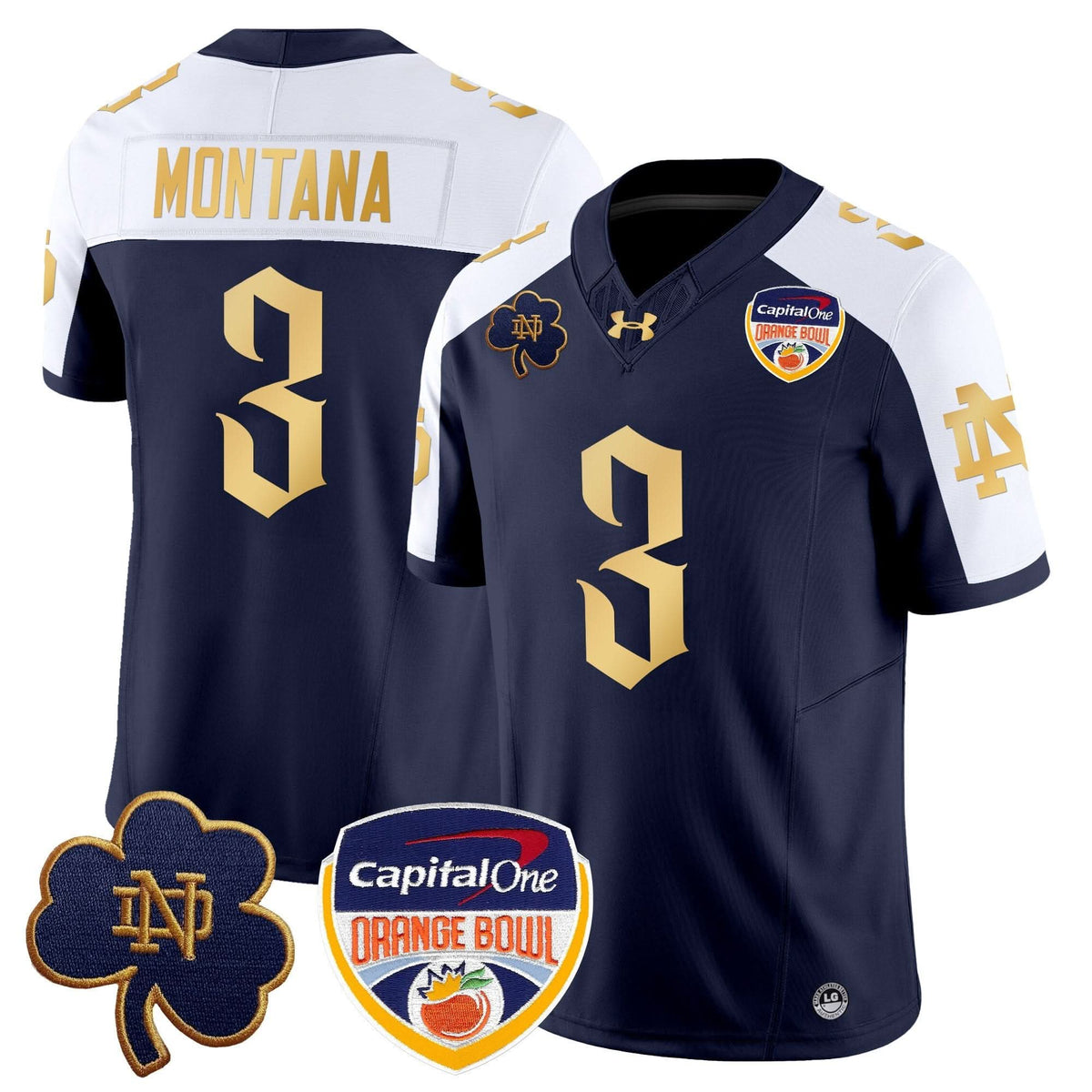 NDFI 2024 Orange Bowl Patch Vapor Limited Jersey V2