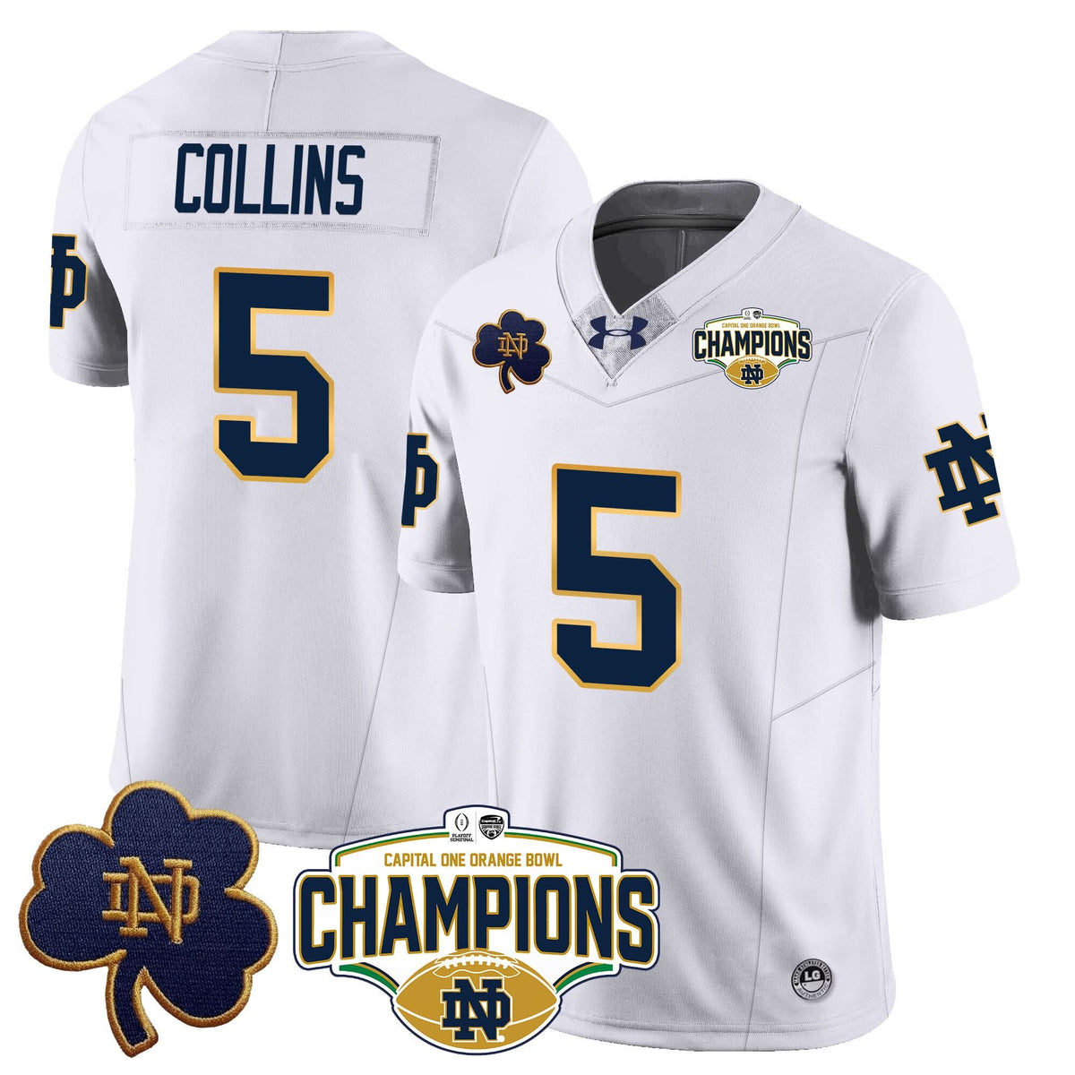 NDFI 2025 Orange Bowl Champions Jersey N5