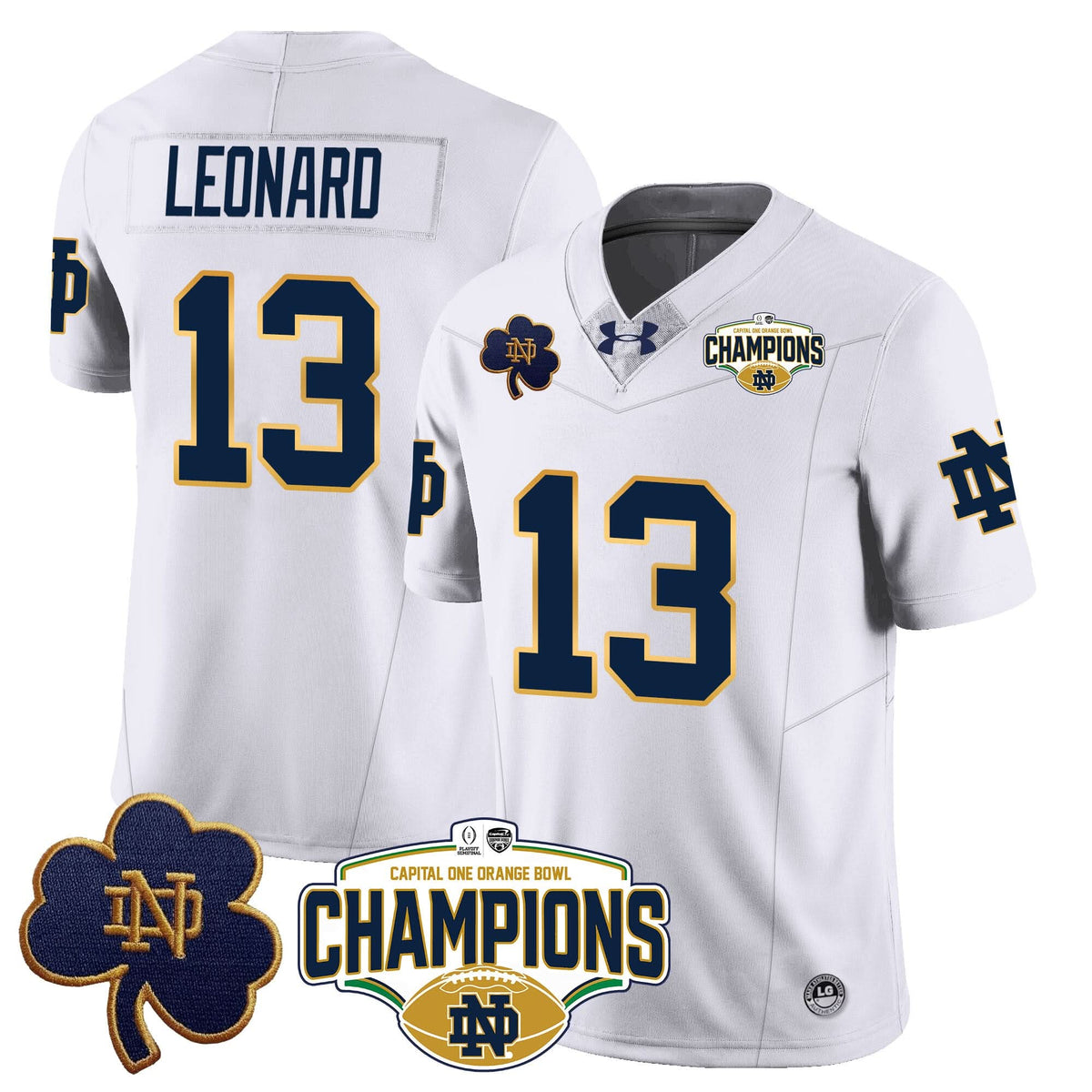 NDFI 2025 Orange Bowl Champions Jersey N5