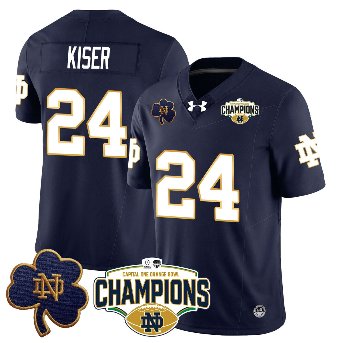 NDFI 2025 Orange Bowl Champions Jersey N5