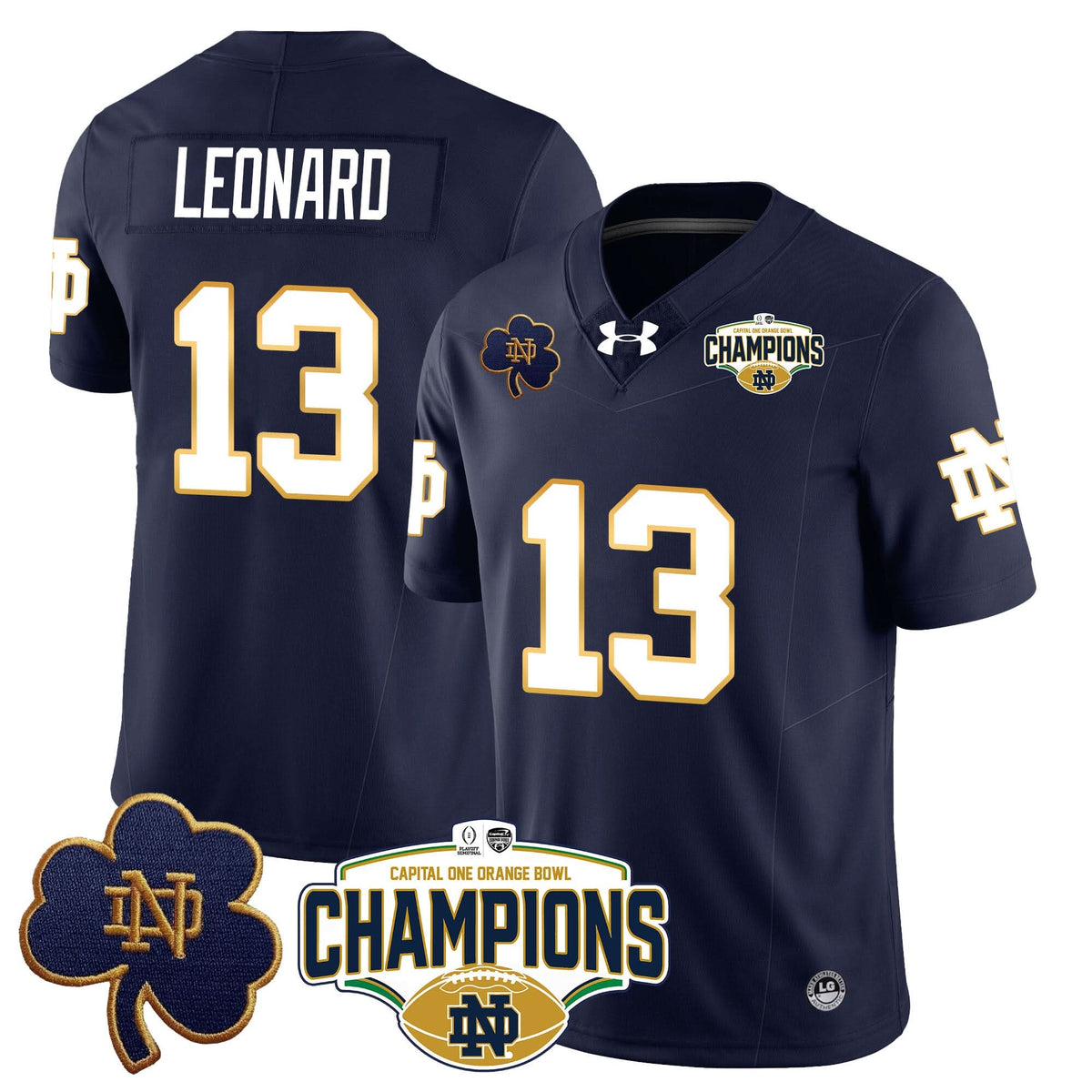 NDFI 2025 Orange Bowl Champions Jersey N5