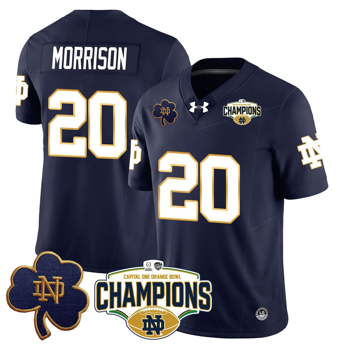 NDFI 2025 Orange Bowl Champions Jersey N5