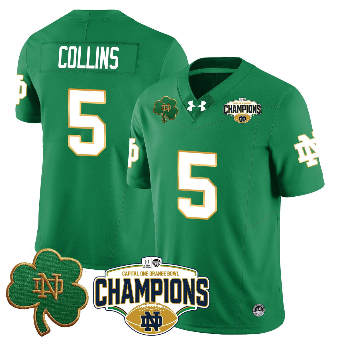 NDFI 2025 Orange Bowl Champions Jersey N5
