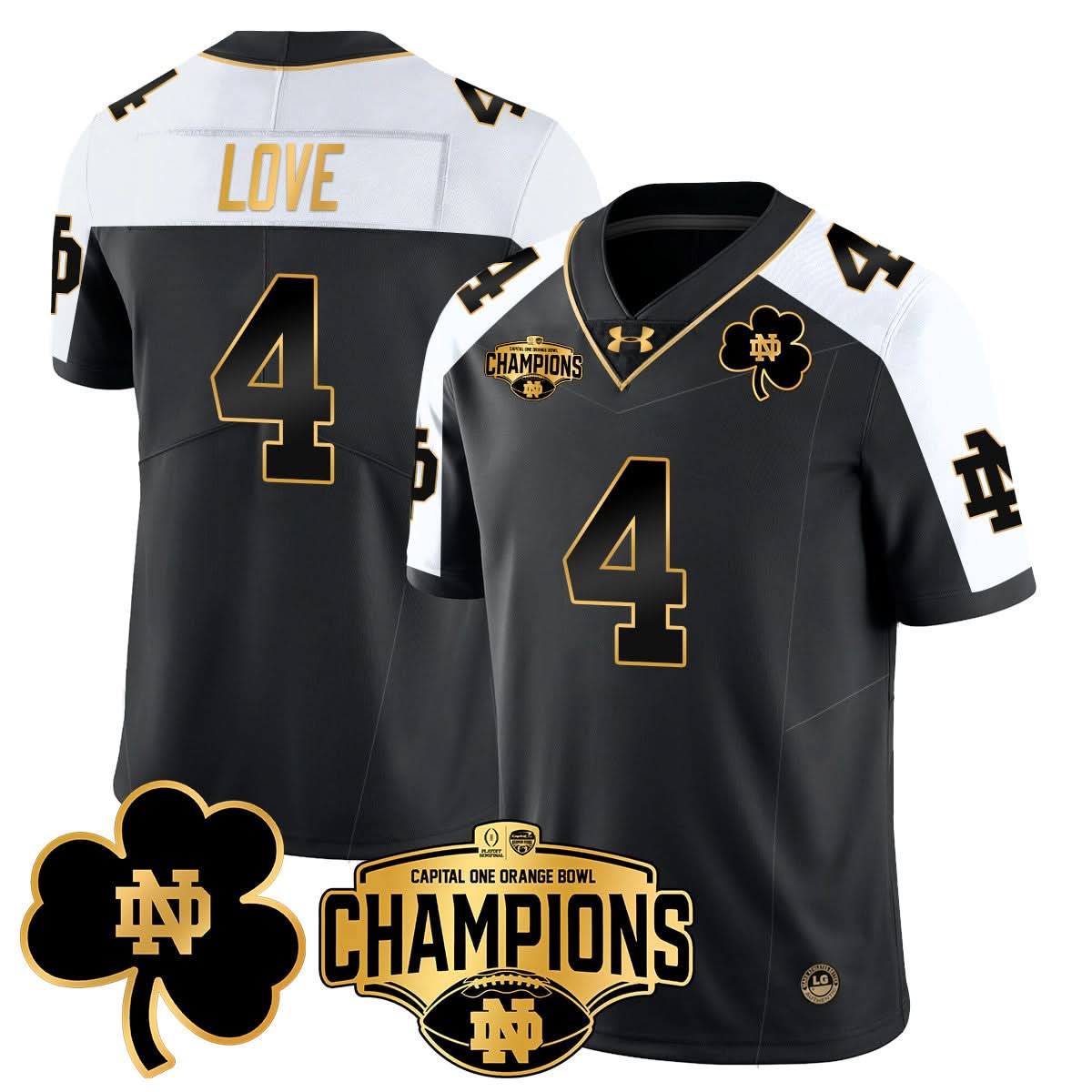 NDFI 2025 Orange Bowl Champions Jersey N5
