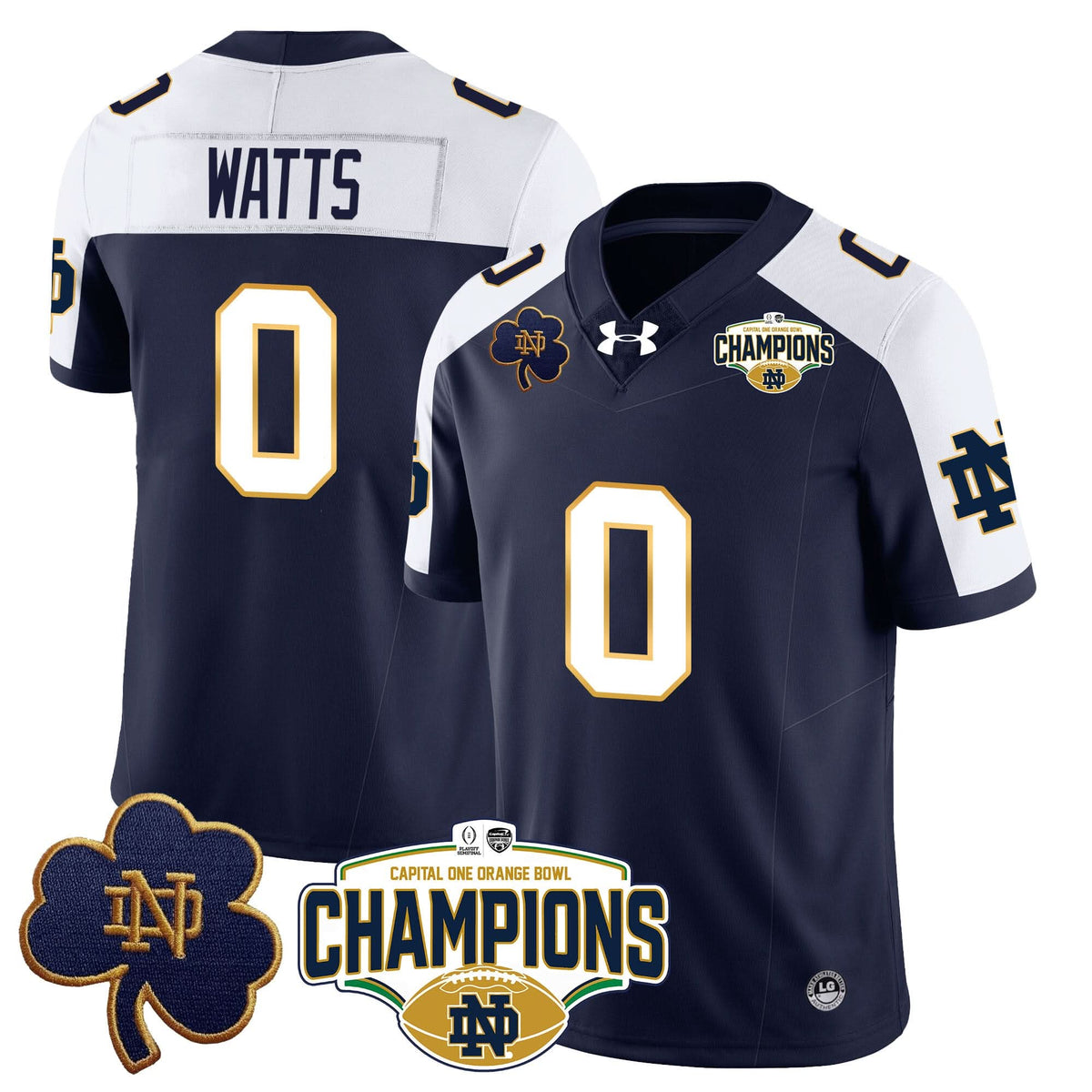 NDFI 2025 Orange Bowl Champions Jersey N5