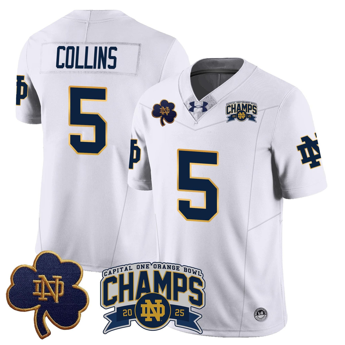 NDFI 2025 Orange Bowl Champions Jersey N6