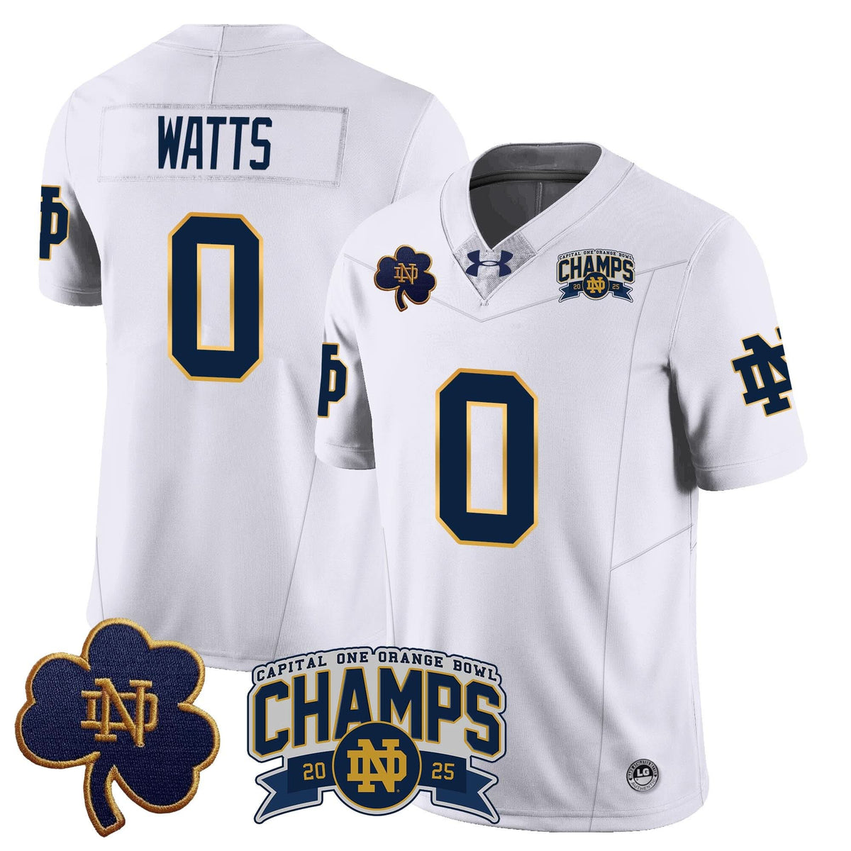 NDFI 2025 Orange Bowl Champions Jersey N6