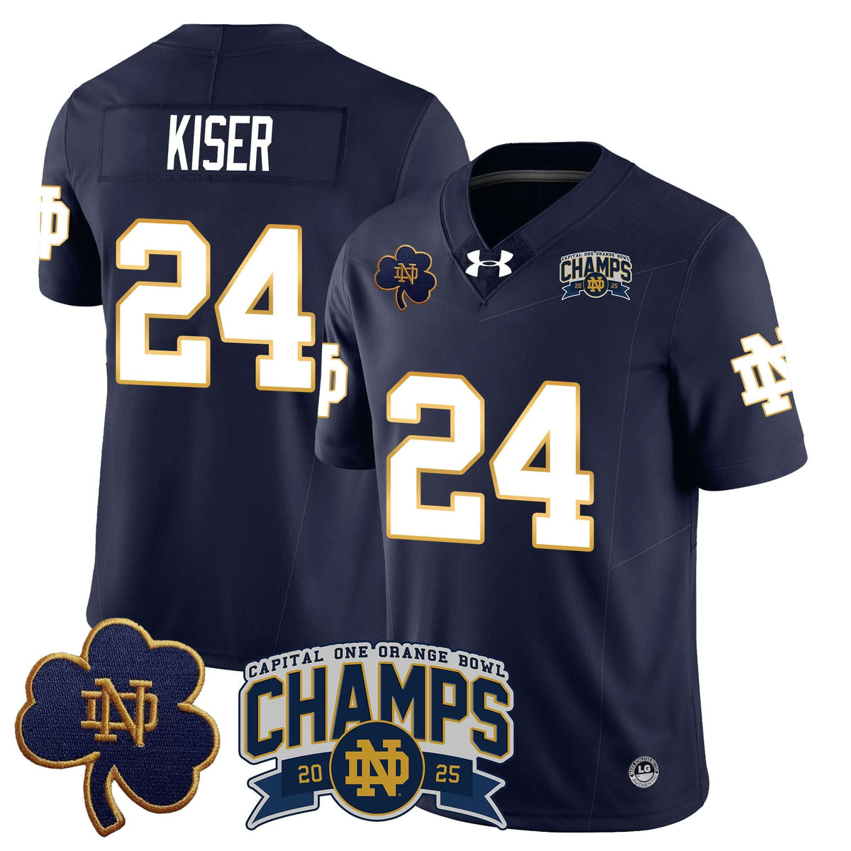 NDFI 2025 Orange Bowl Champions Jersey N6