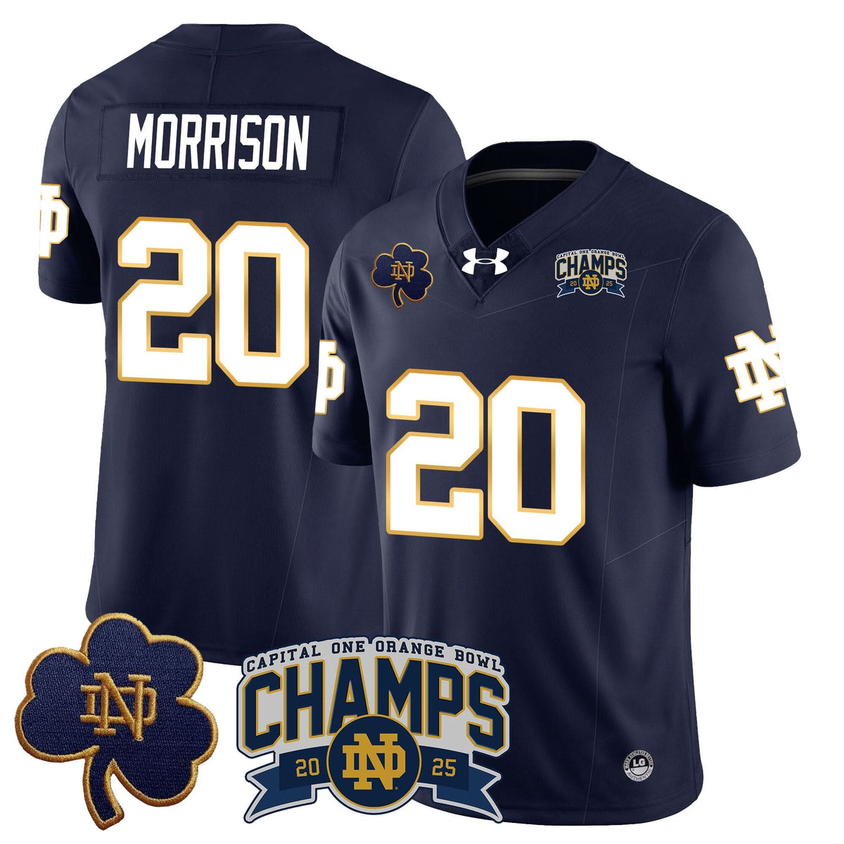 NDFI 2025 Orange Bowl Champions Jersey N6