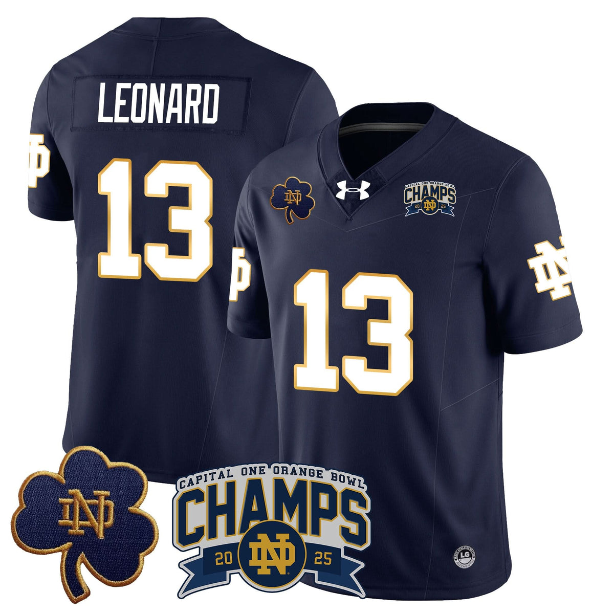 NDFI 2025 Orange Bowl Champions Jersey N6
