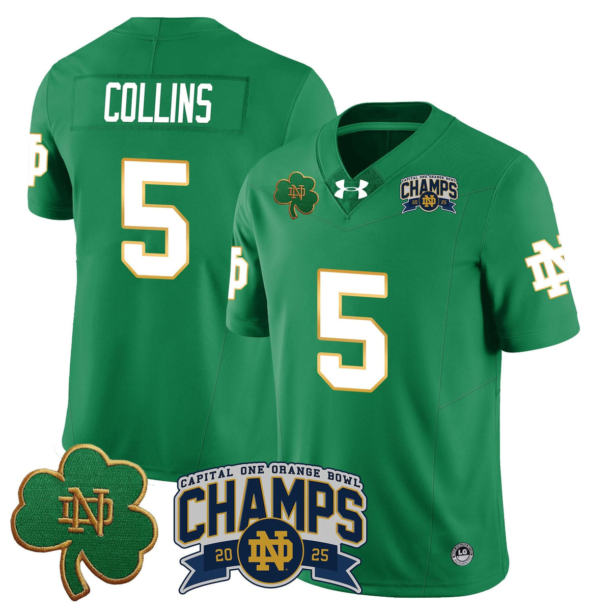 NDFI 2025 Orange Bowl Champions Jersey N6