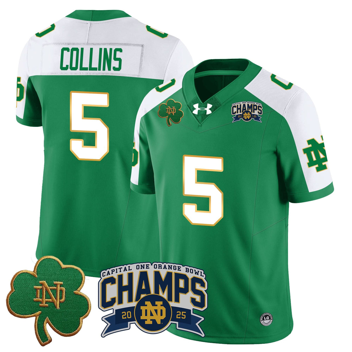 NDFI 2025 Orange Bowl Champions Jersey N6