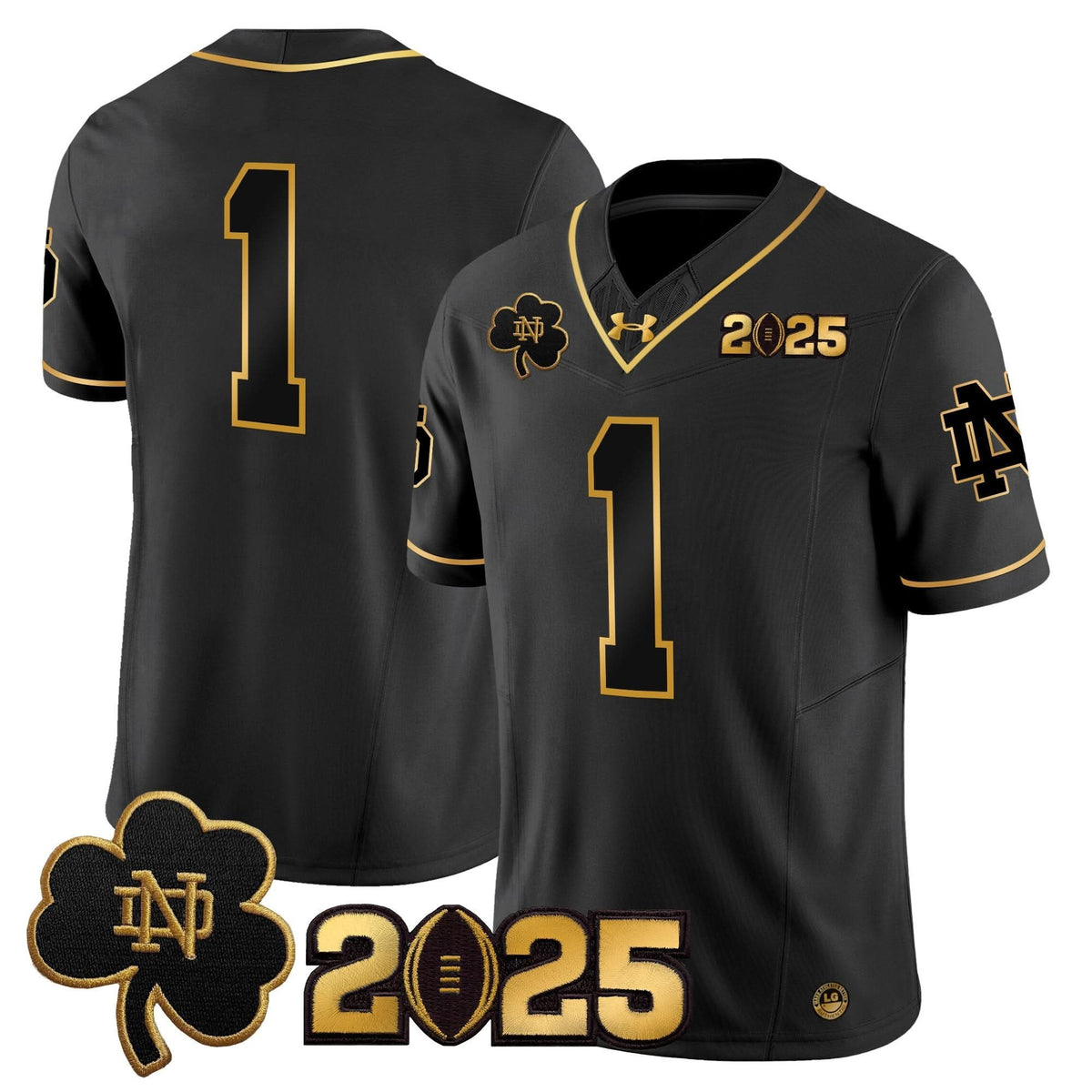 NDFI 2025 CFP Final Patch Gold Vapor Limited Jersey