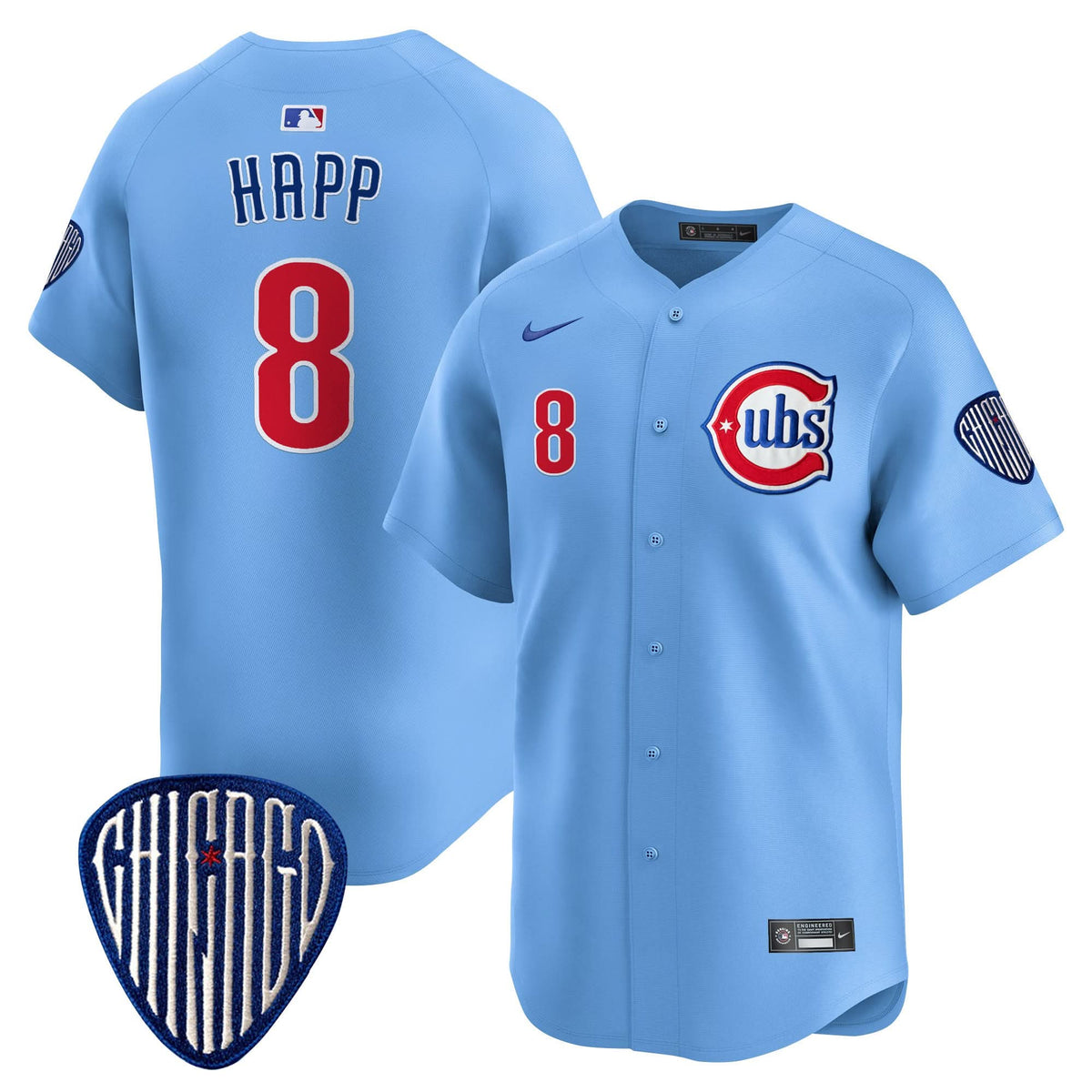 CC Blue Alternate Vapor Premier Limited Jersey - Stitched