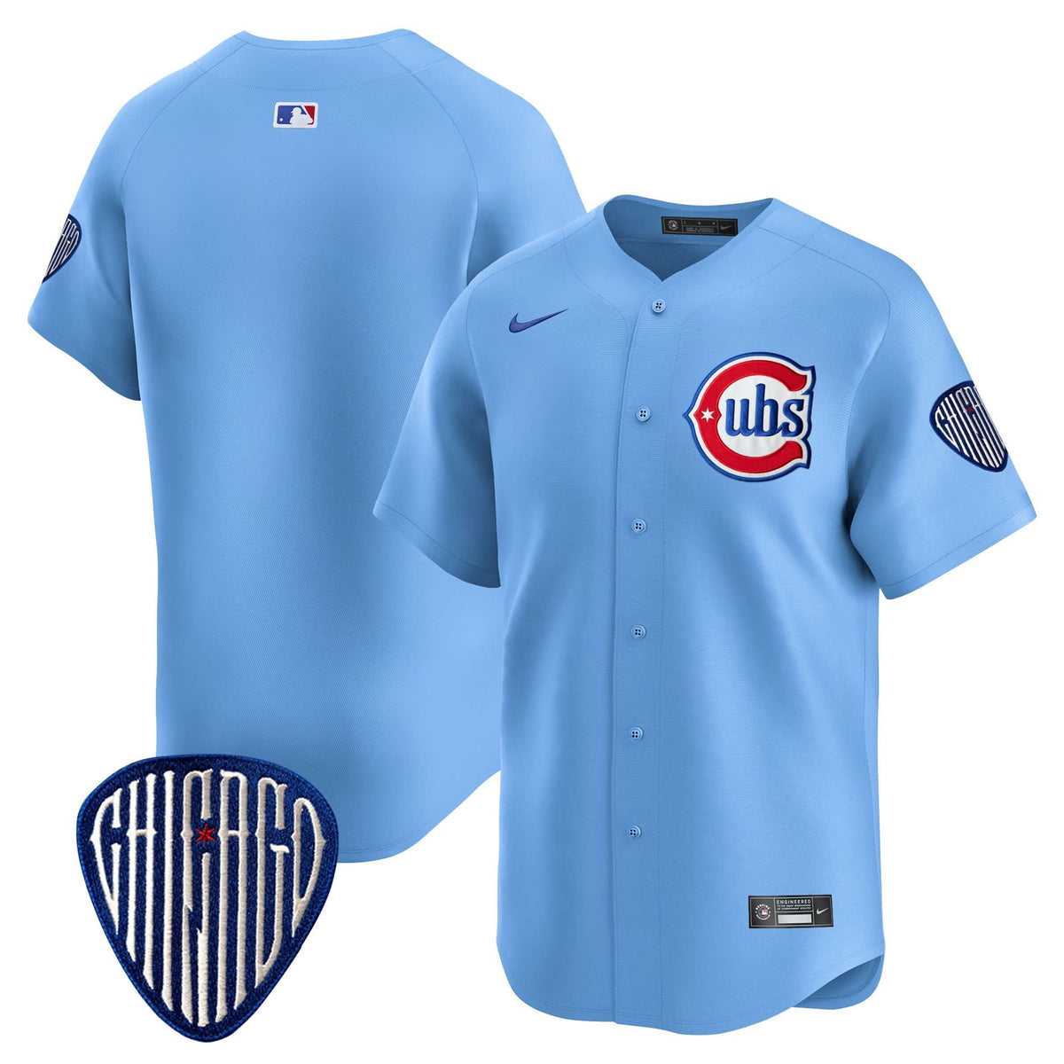CC Blue Alternate Vapor Premier Limited Jersey - Stitched