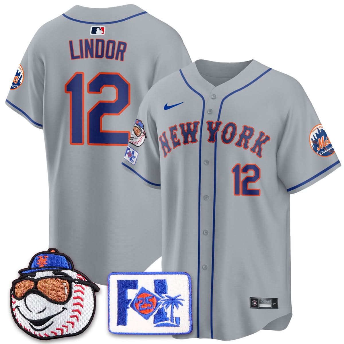 NYM 2025 Spring Training Jersey - Stitched