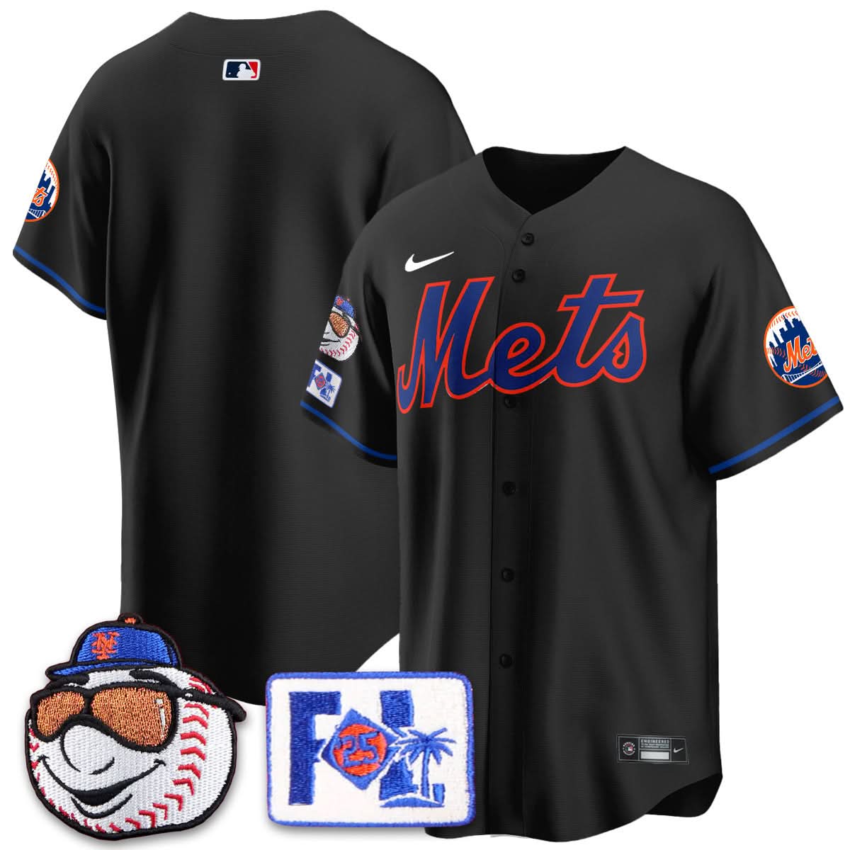 NYM 2025 Spring Training Jersey - Stitched