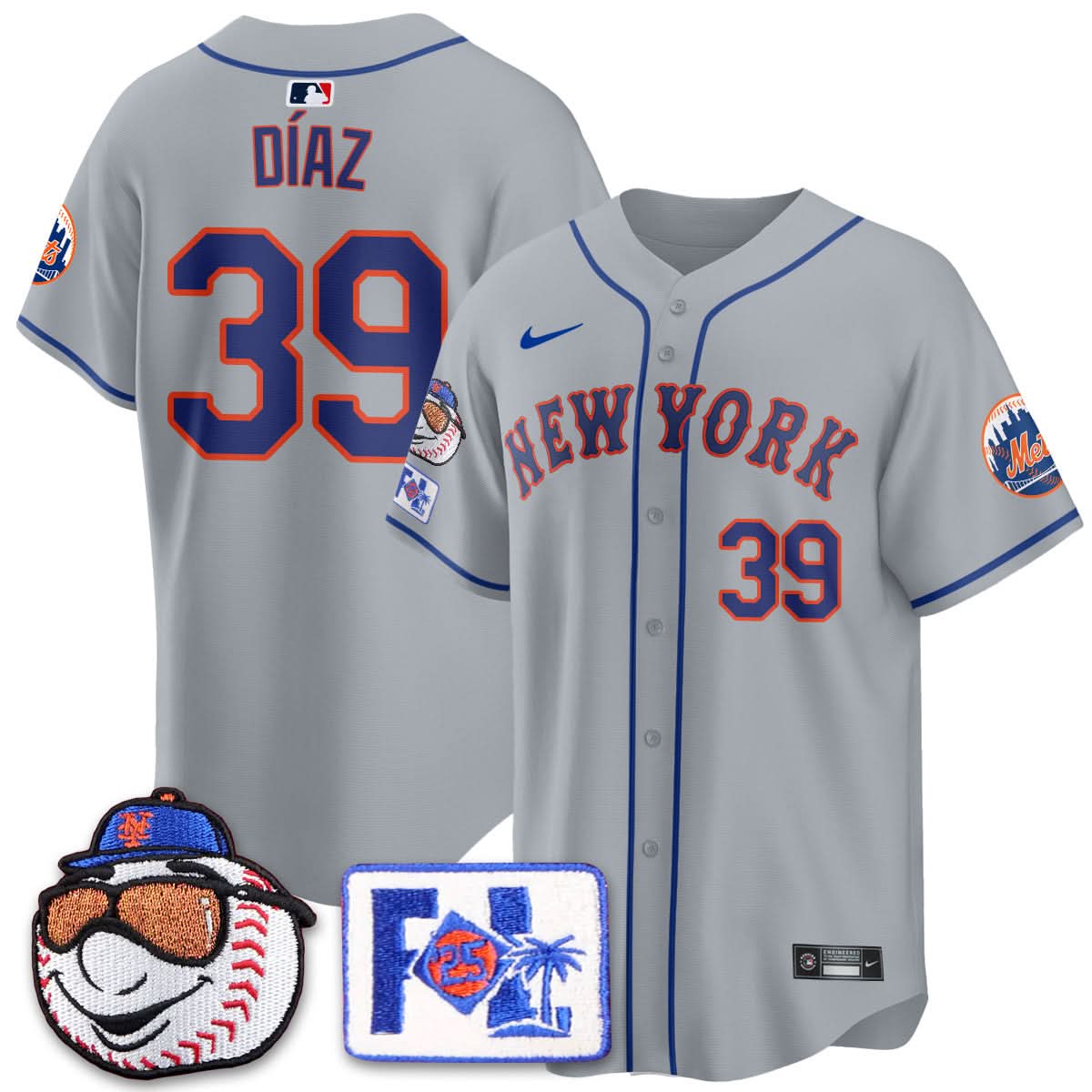 NYM 2025 Spring Training Jersey - Stitched