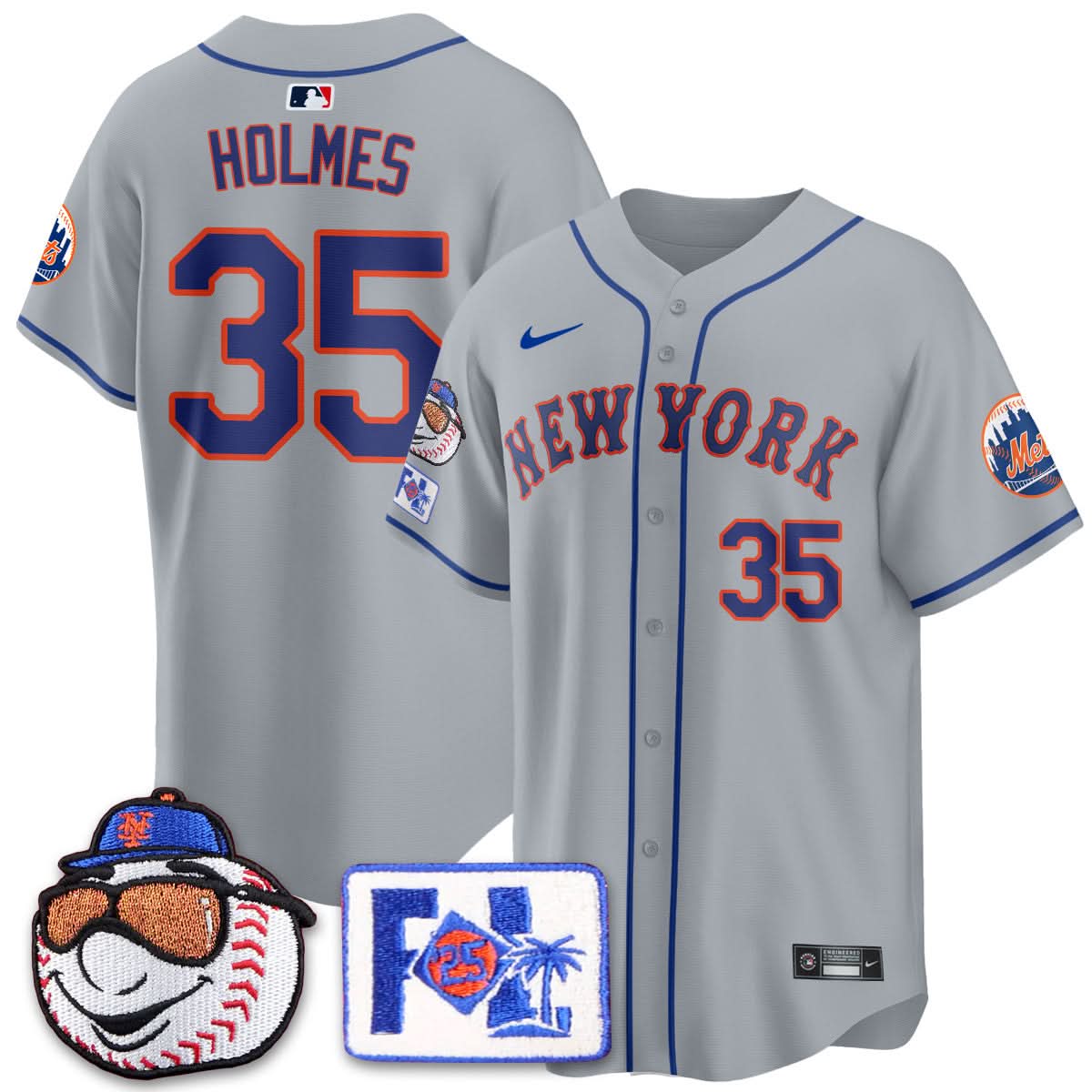 NYM 2025 Spring Training Jersey - Stitched