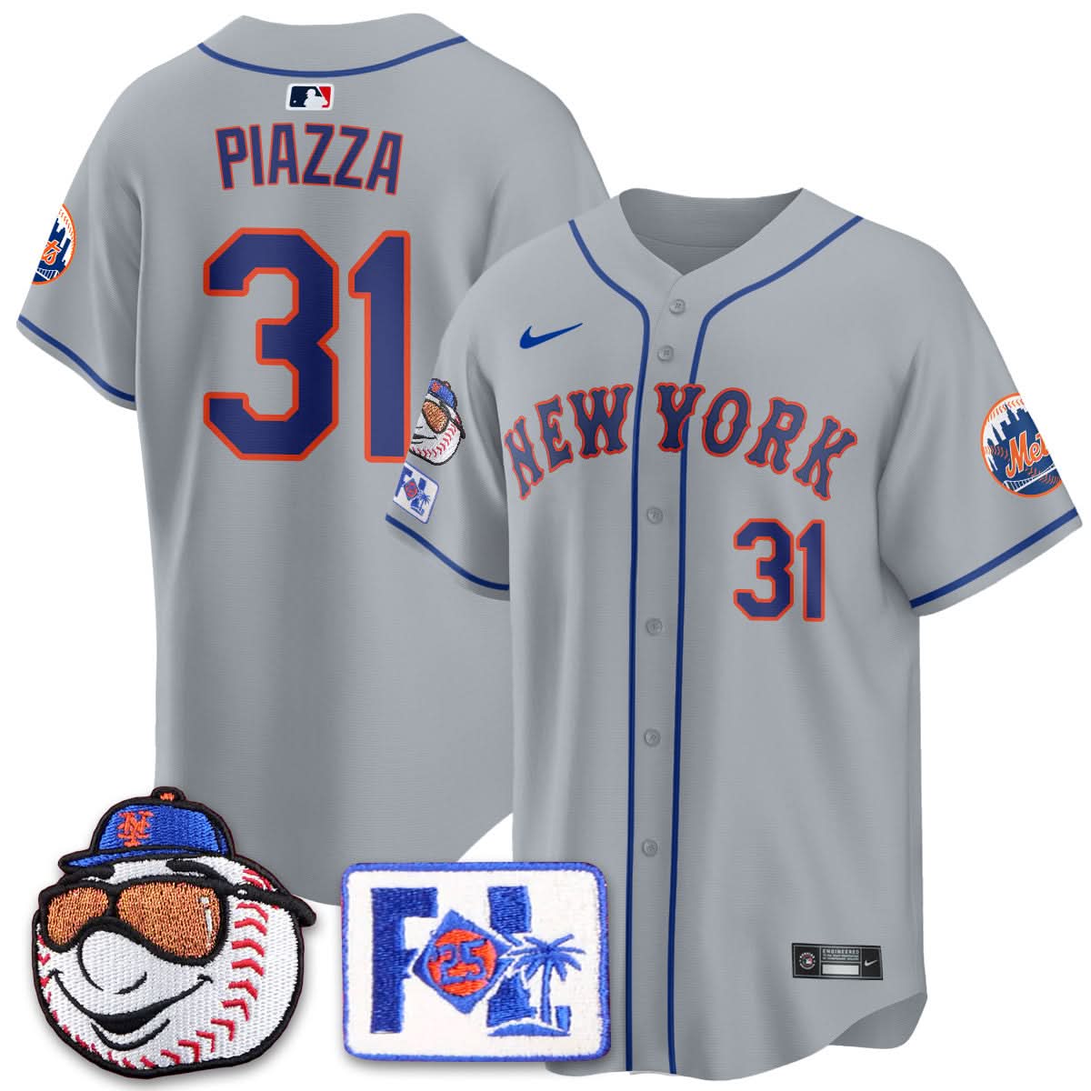 NYM 2025 Spring Training Jersey - Stitched