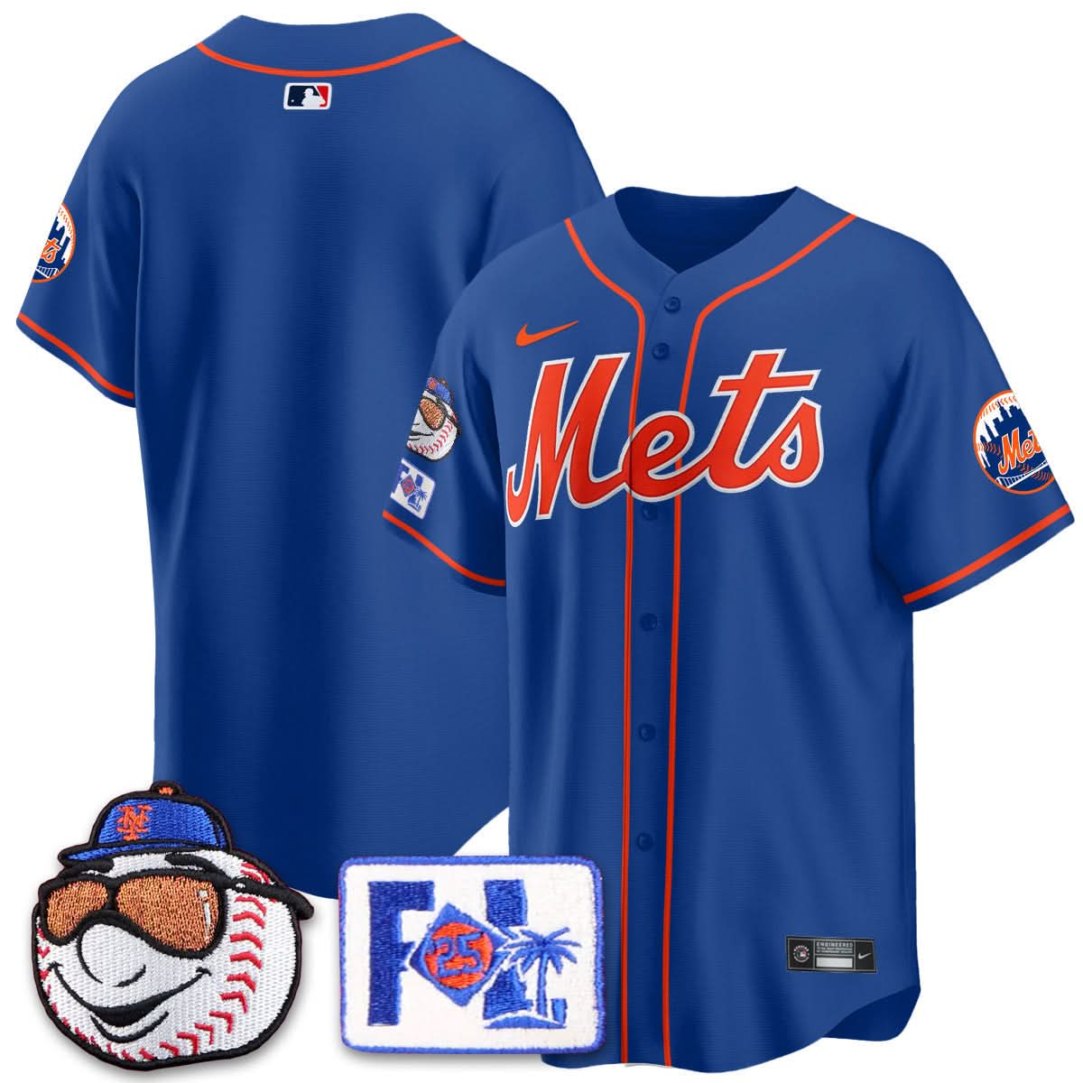 NYM 2025 Spring Training Jersey - Stitched