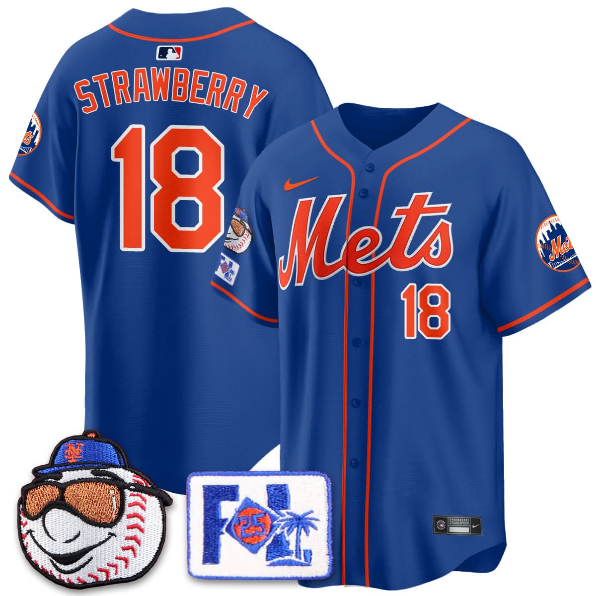 NYM 2025 Spring Training Jersey - Stitched