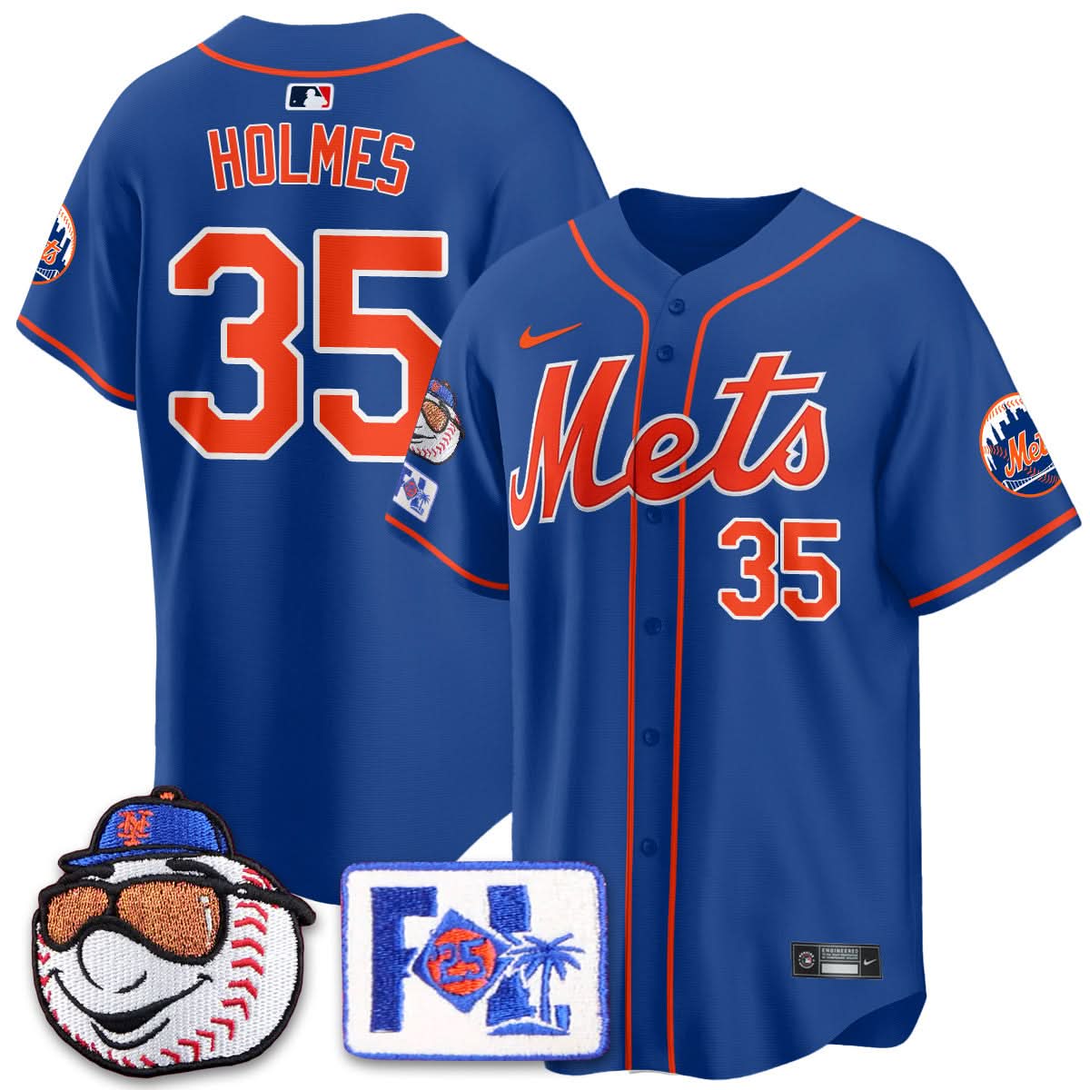 NYM 2025 Spring Training Jersey - Stitched