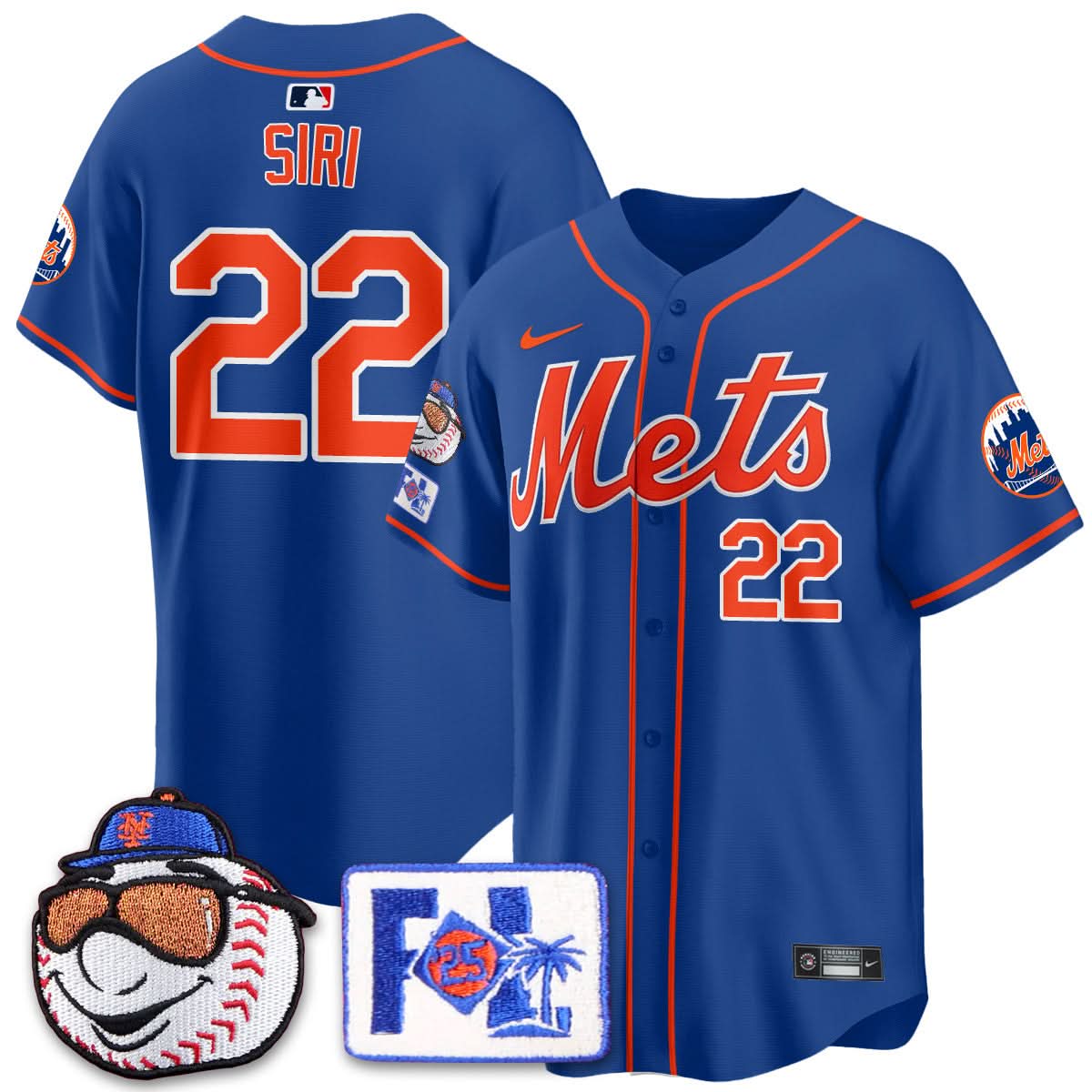 NYM 2025 Spring Training Jersey - Stitched