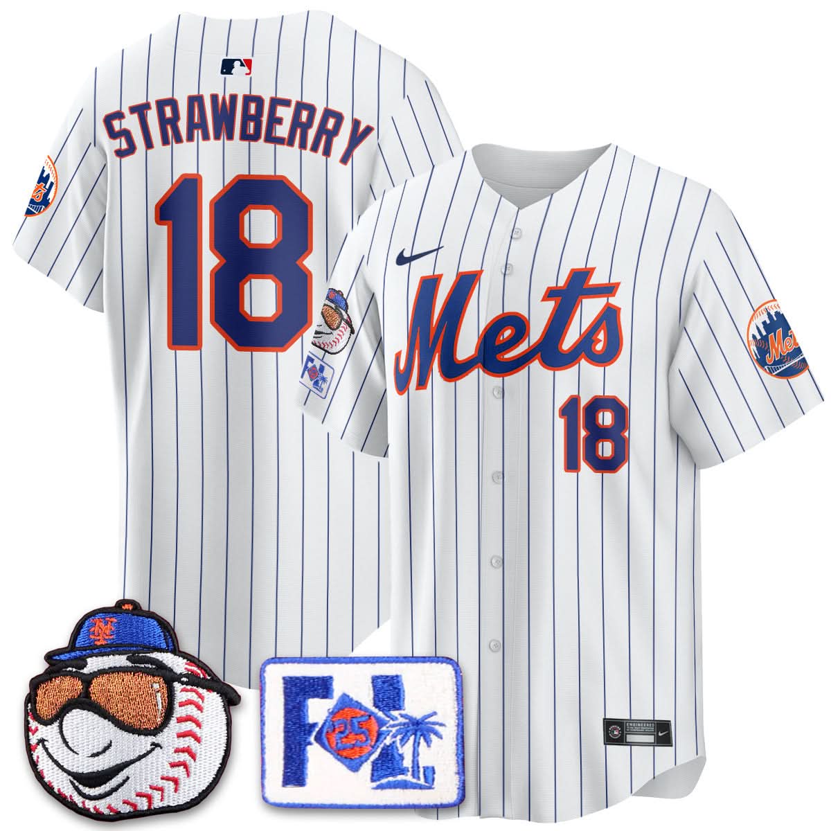 NYM 2025 Spring Training Jersey - Stitched