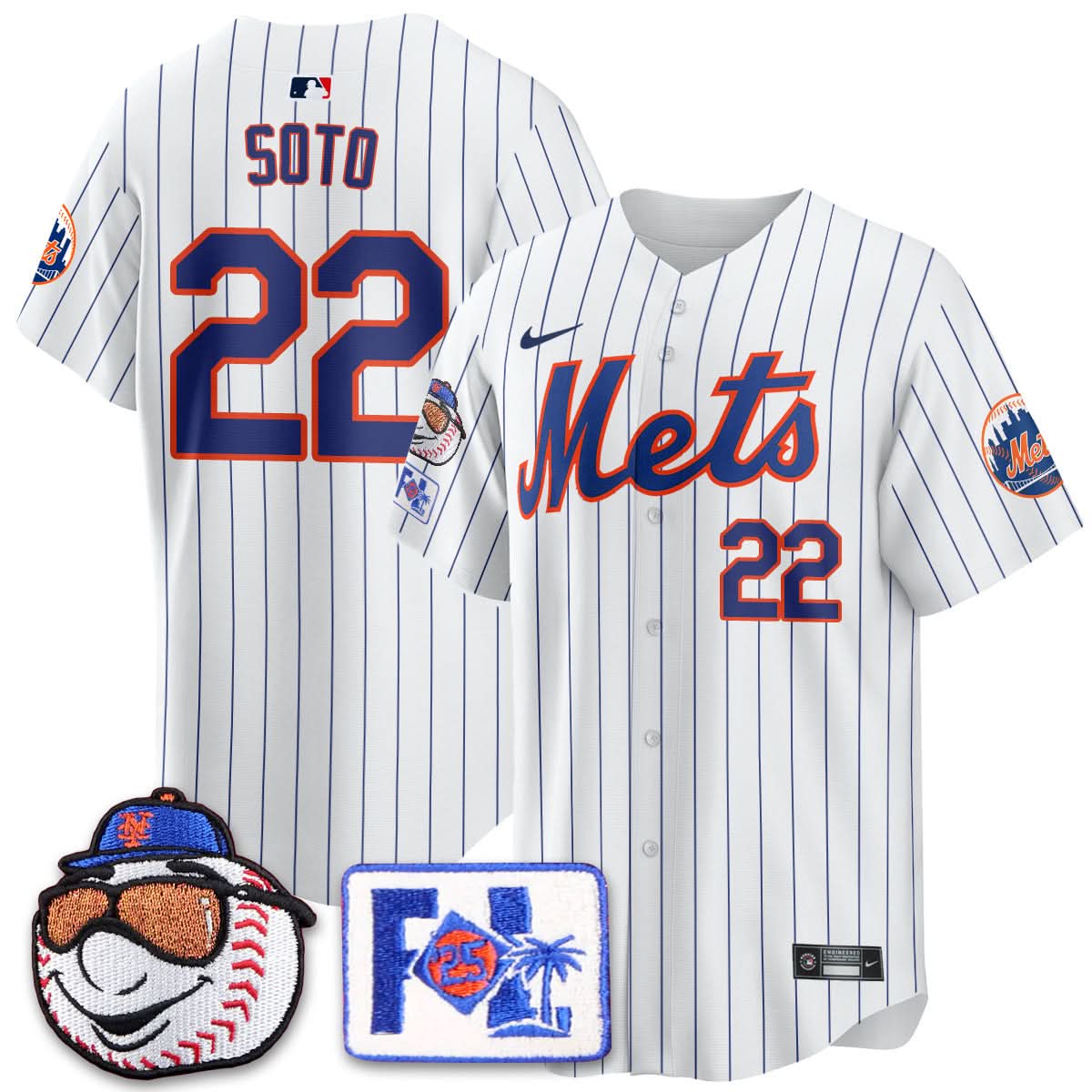 NYM 2025 Spring Training Jersey - Stitched