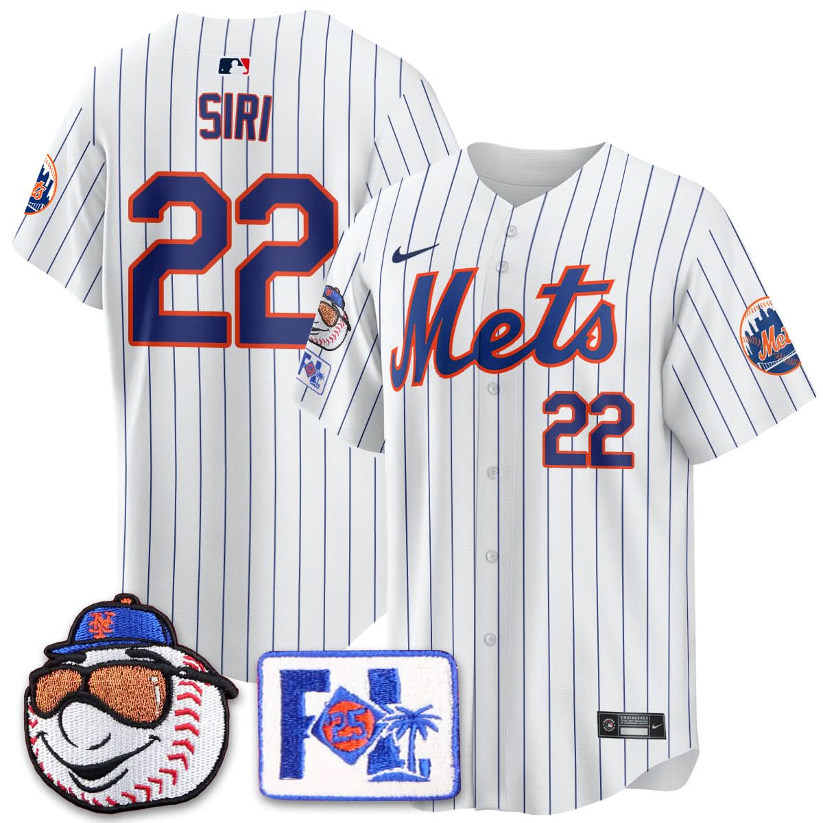 NYM 2025 Spring Training Jersey - Stitched