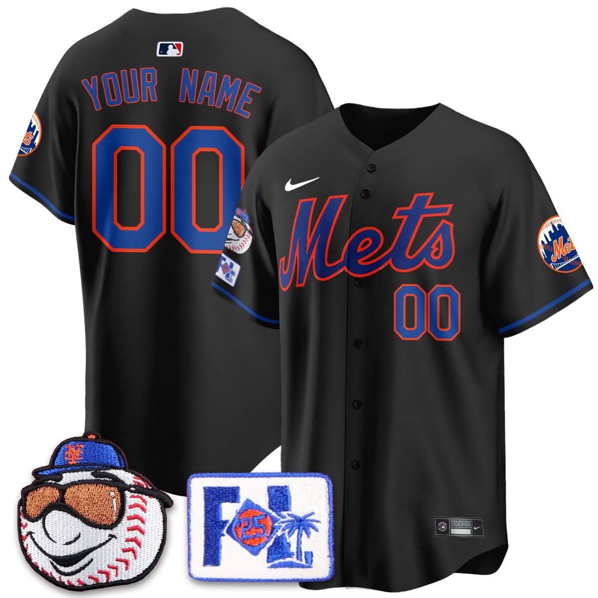 Custom Gender/Name NYM 2025 Spring Training Jersey - Stitched