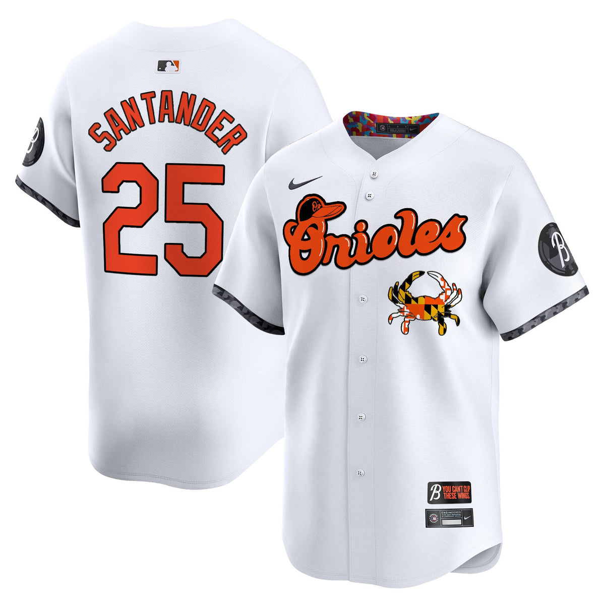BAL Maryland Blue Crab Vapor Premier Limited Jersey - Stitched