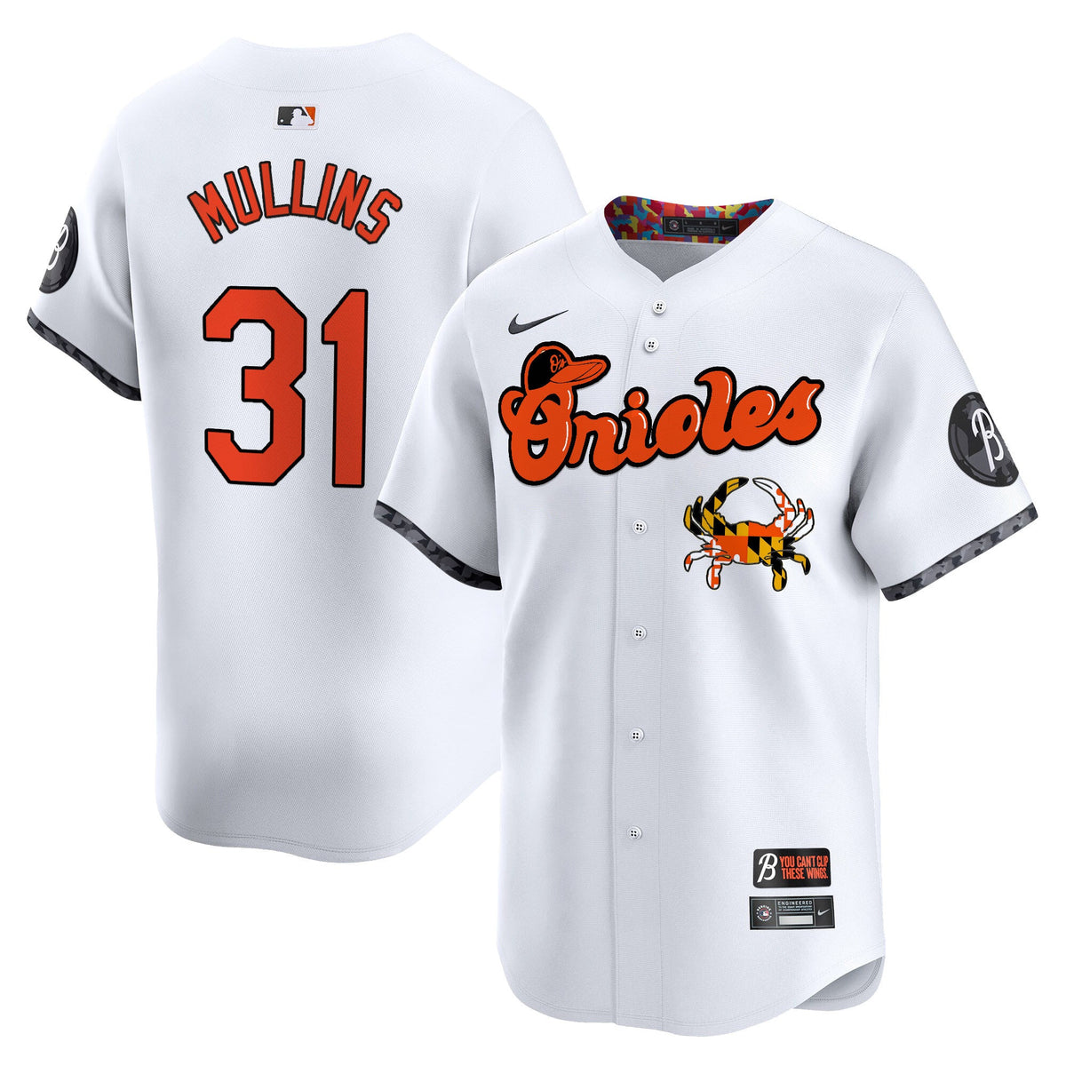 BAL Maryland Blue Crab Vapor Premier Limited Jersey - Stitched