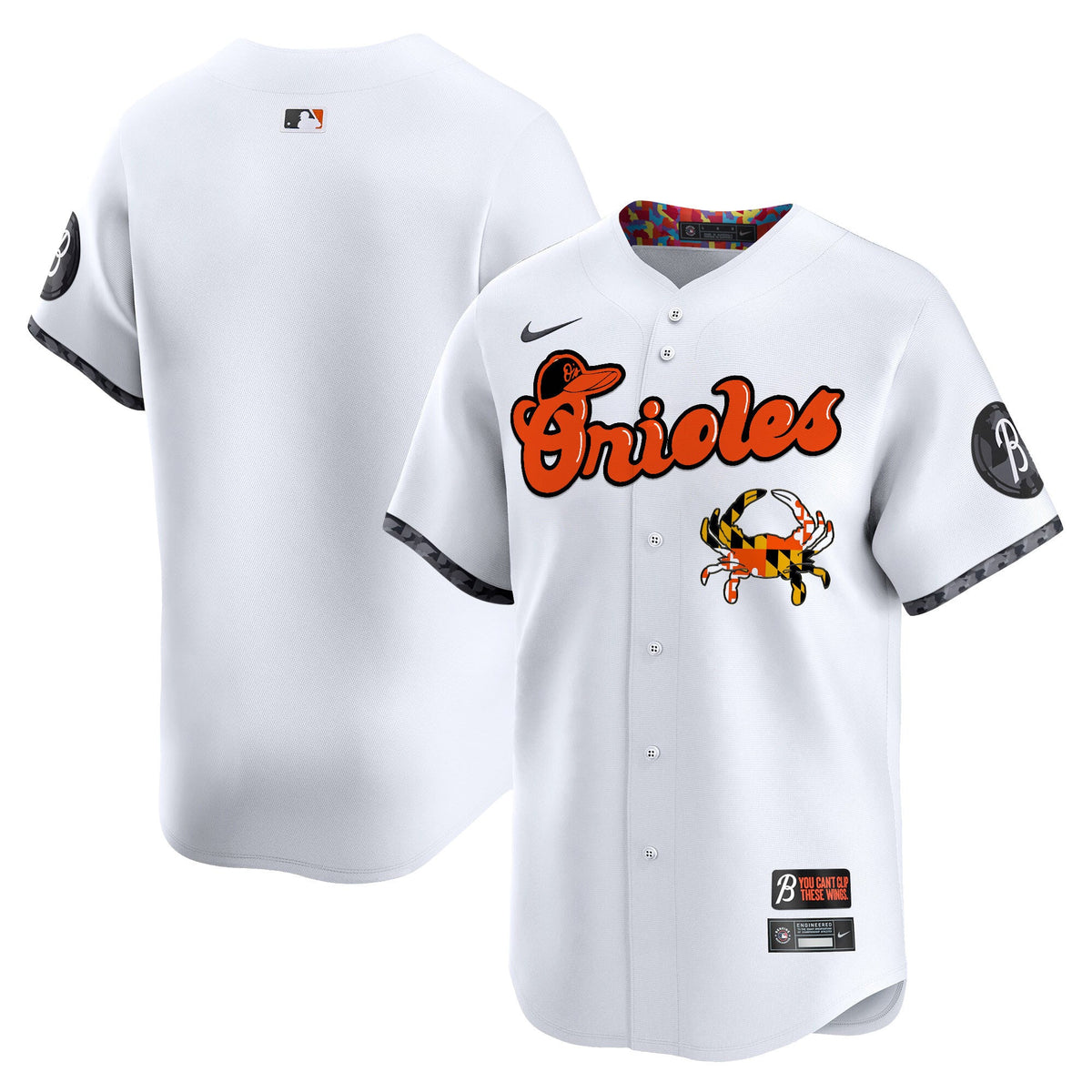 BAL Maryland Blue Crab Vapor Premier Limited Jersey - Stitched